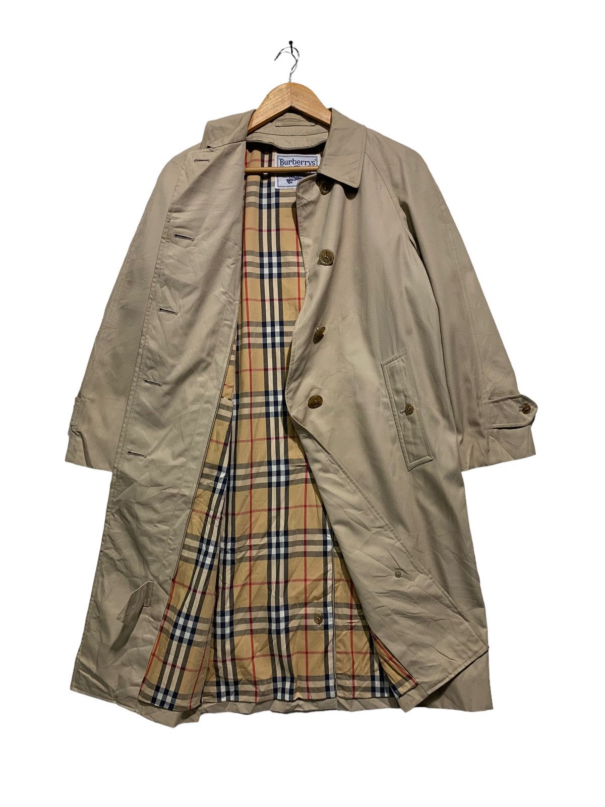 Burberry × Burberry Prorsum 🔥BURBERRY NOVACHECK OVERCOATS LIGHT BROWN Size M / US 6-8 / IT 42-44 - 1 Thumbnail