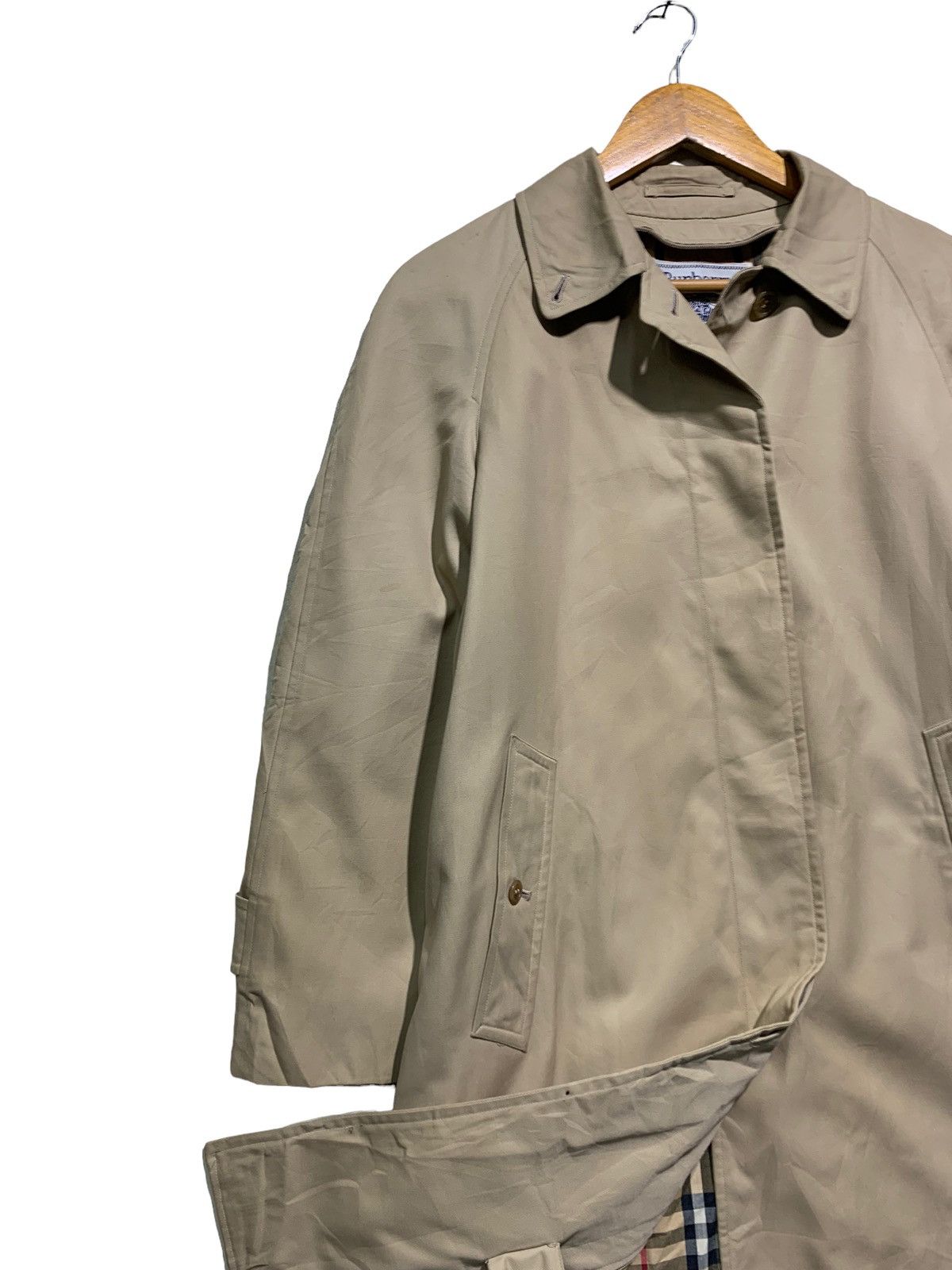 Burberry × Burberry Prorsum 🔥BURBERRY NOVACHECK OVERCOATS LIGHT BROWN Size M / US 6-8 / IT 42-44 - 6 Thumbnail