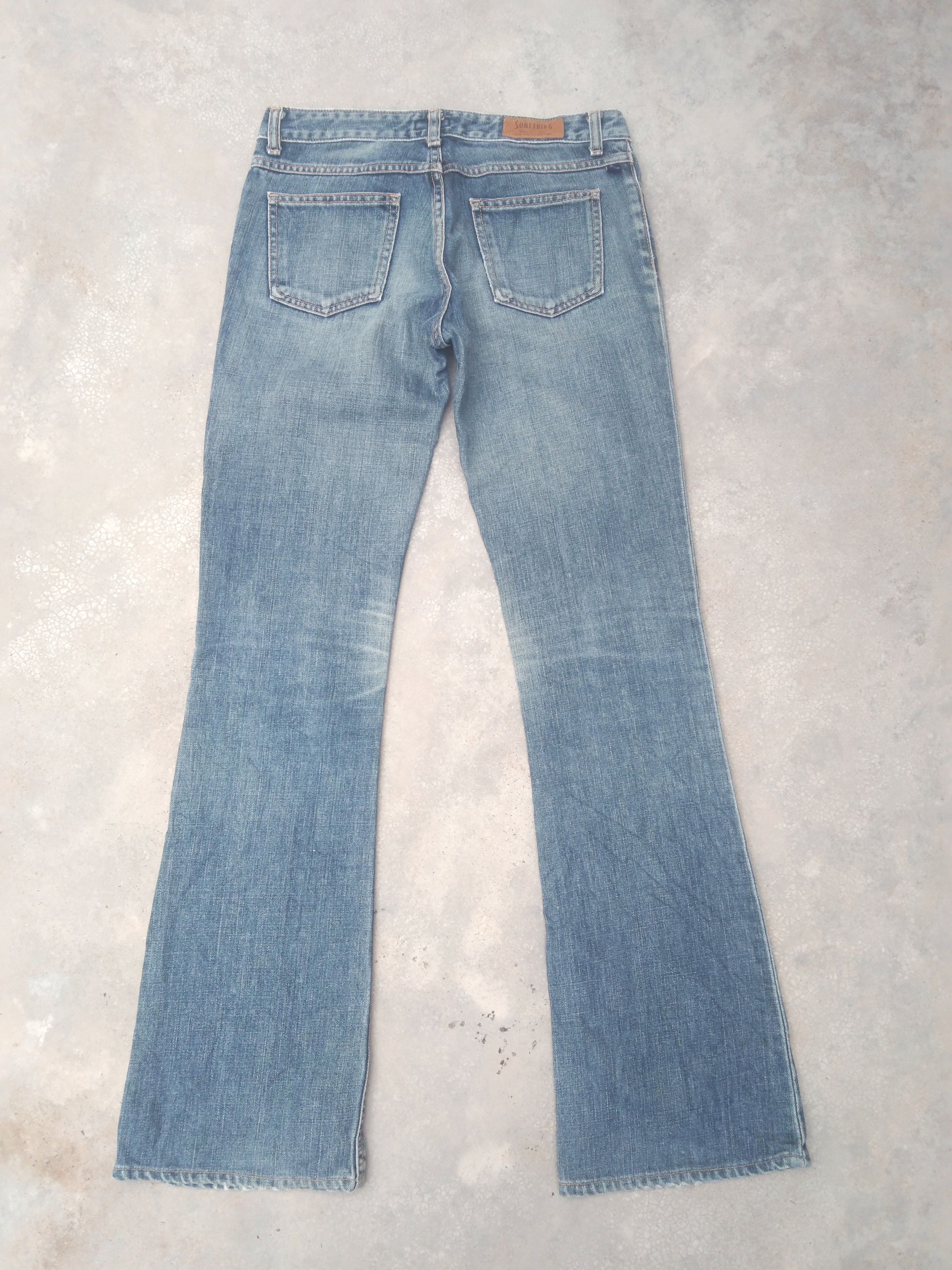 Japanese Brand × Jean × Vintage Vintage Edwin Blue Wash Boot Cut Flared Jeans 28x30.5 Size US 28 / EU 44 - 2 Thumbnail