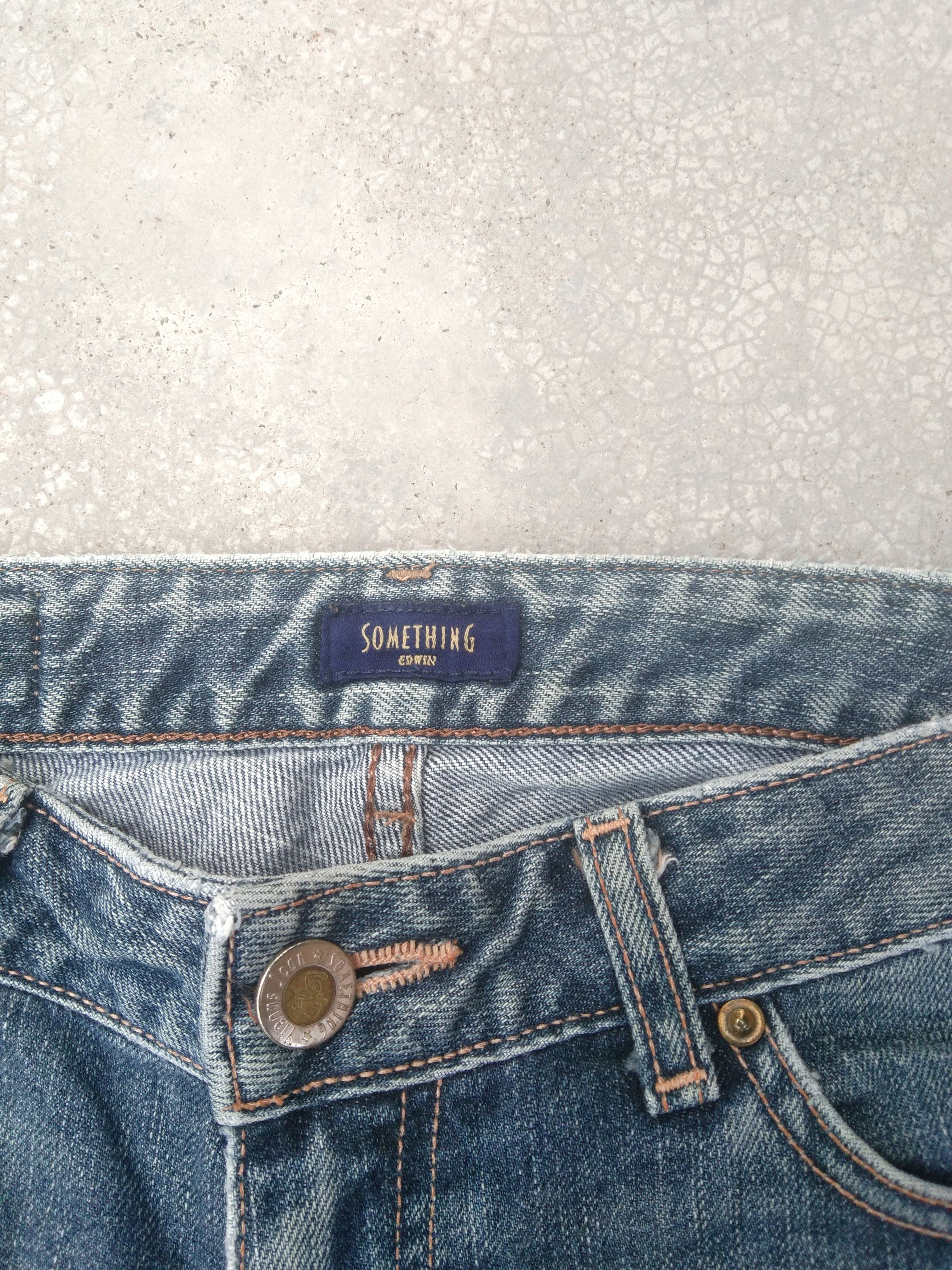 Japanese Brand × Jean × Vintage Vintage Edwin Blue Wash Boot Cut Flared Jeans 28x30.5 Size US 28 / EU 44 - 5 Thumbnail