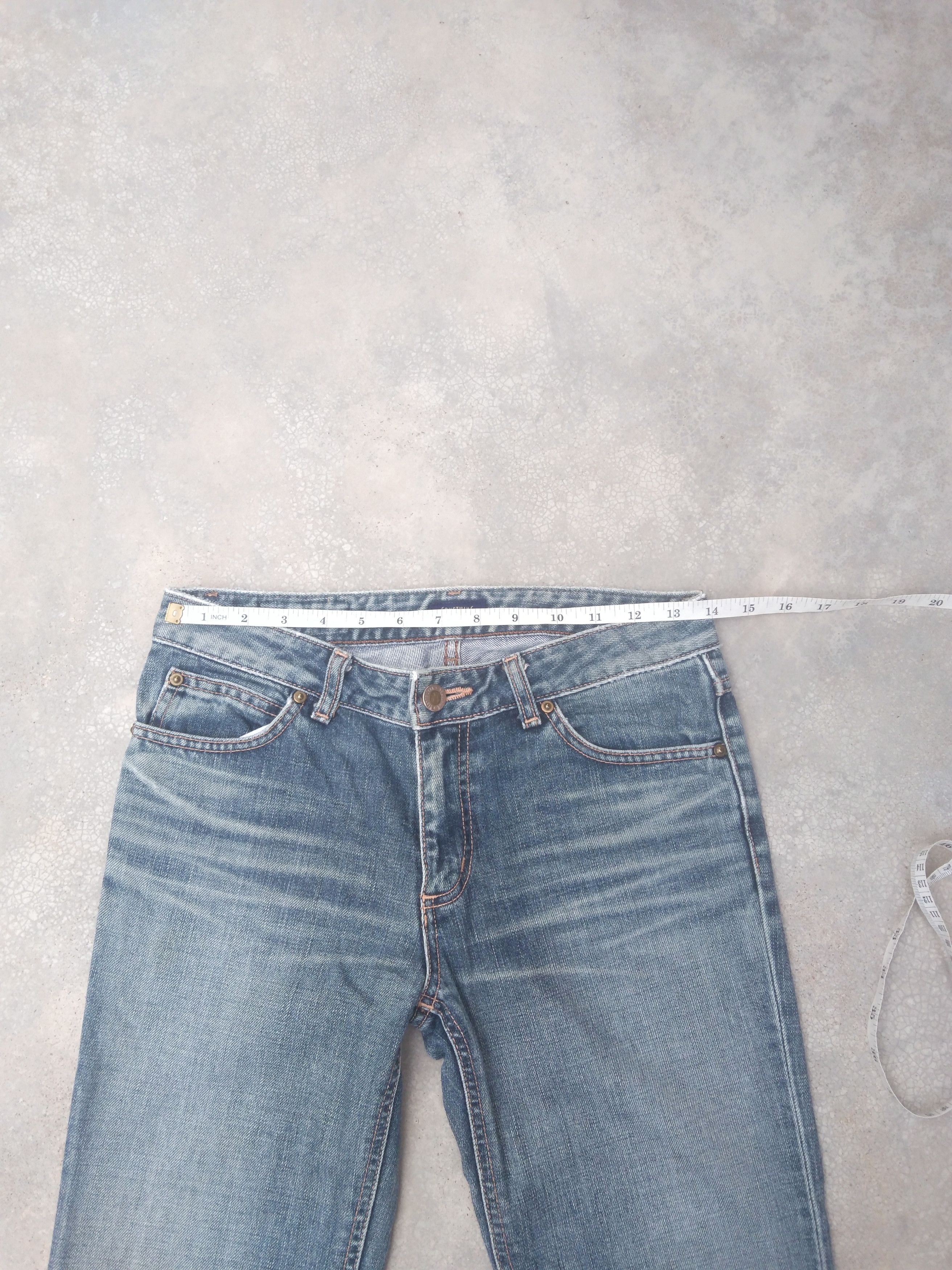 Japanese Brand × Jean × Vintage Vintage Edwin Blue Wash Boot Cut Flared Jeans 28x30.5 Size US 28 / EU 44 - 4 Thumbnail