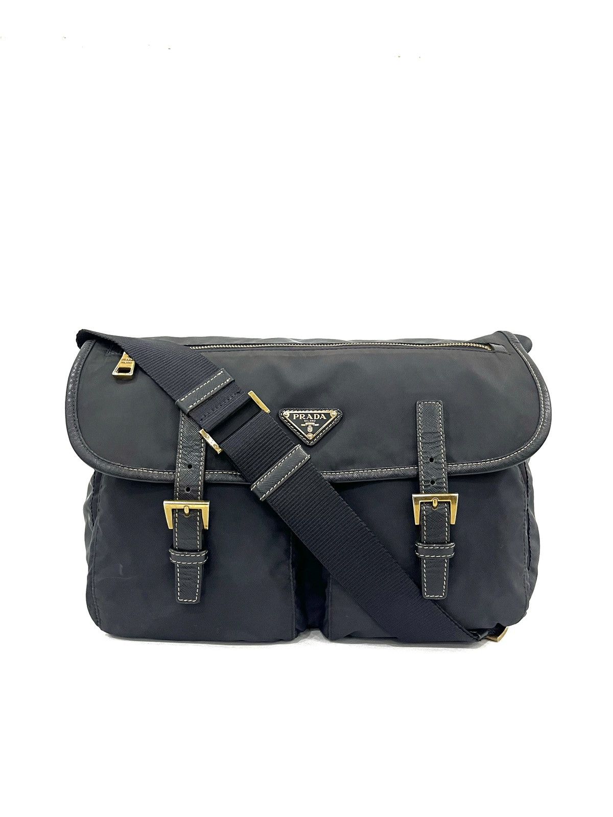 Prada Authentic PRADA Nylon Massenger Bag Size ONE SIZE - 1 Thumbnail