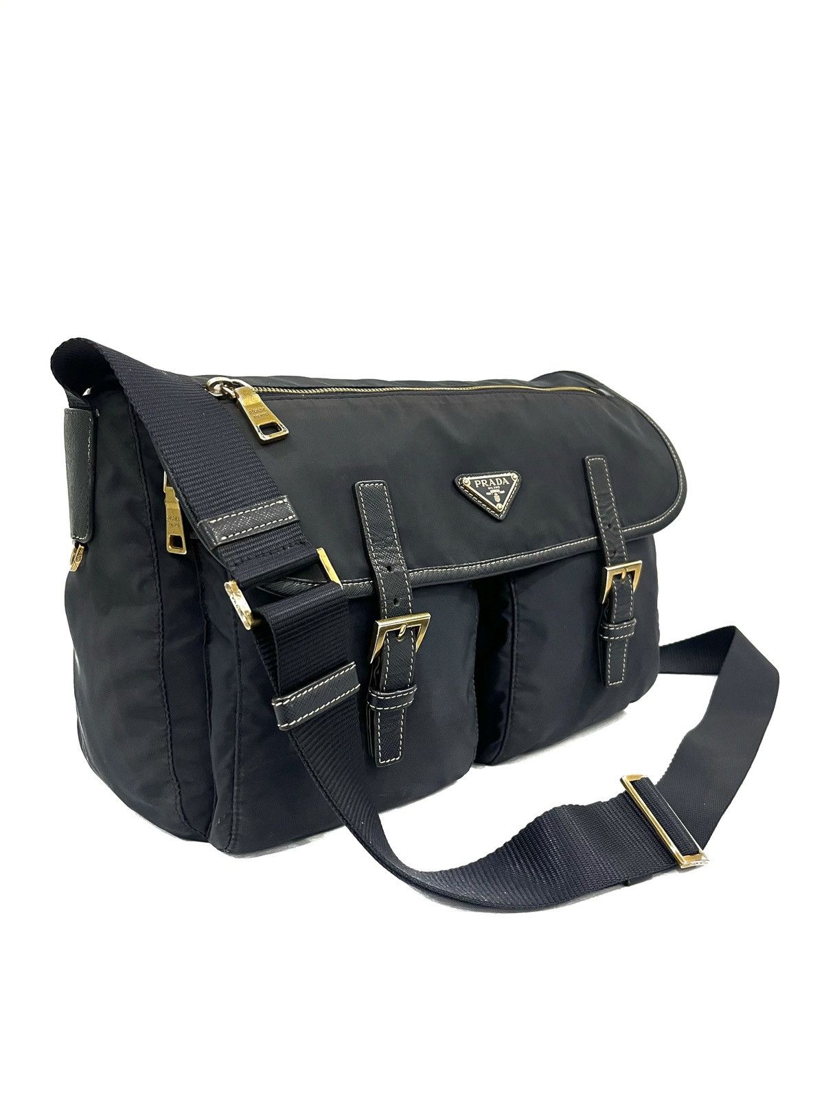 Prada Authentic PRADA Nylon Massenger Bag Size ONE SIZE - 2 Thumbnail