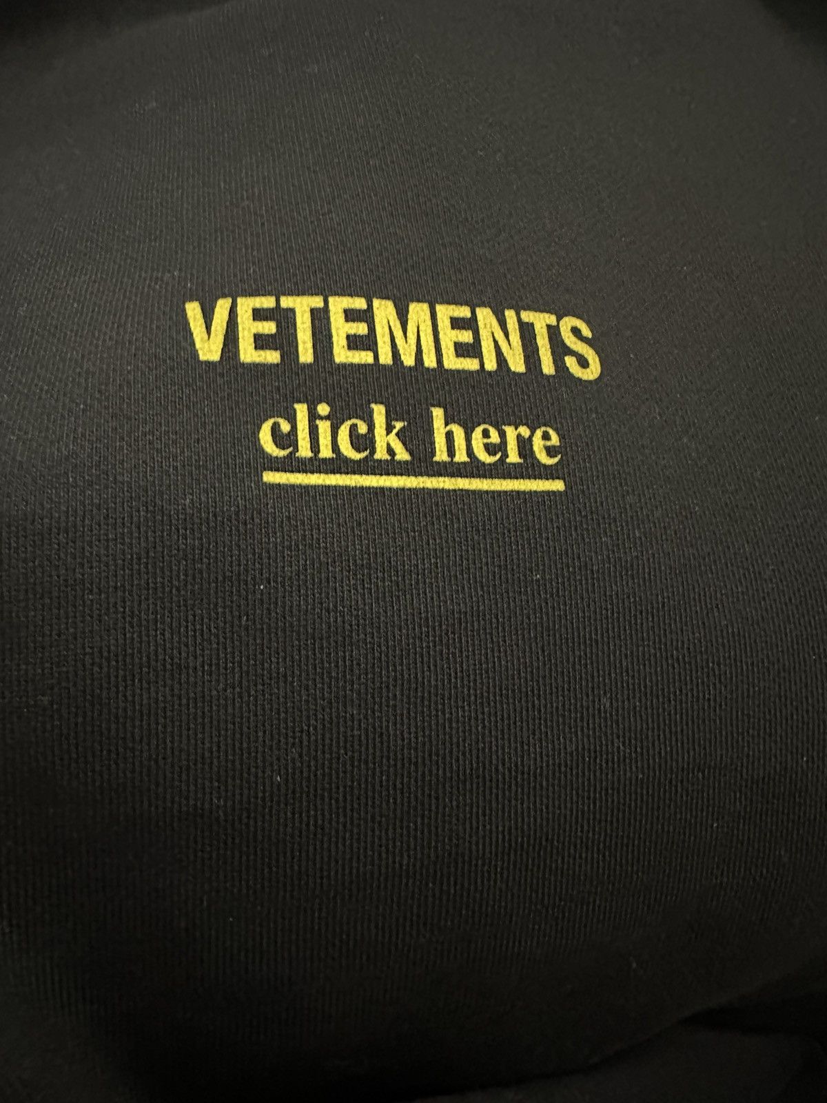 Vetements Vetements CLICK HERE Hoodie Size US L / EU 52-54 / 3 - 5 Thumbnail