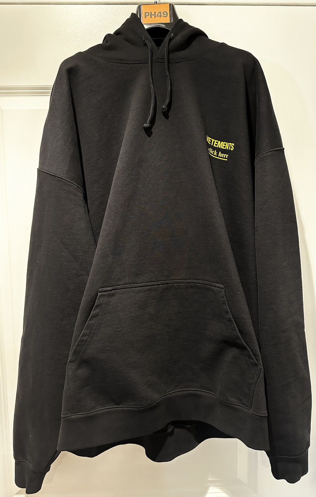 Vetements Vetements CLICK HERE Hoodie Size US L / EU 52-54 / 3 - 8 Thumbnail