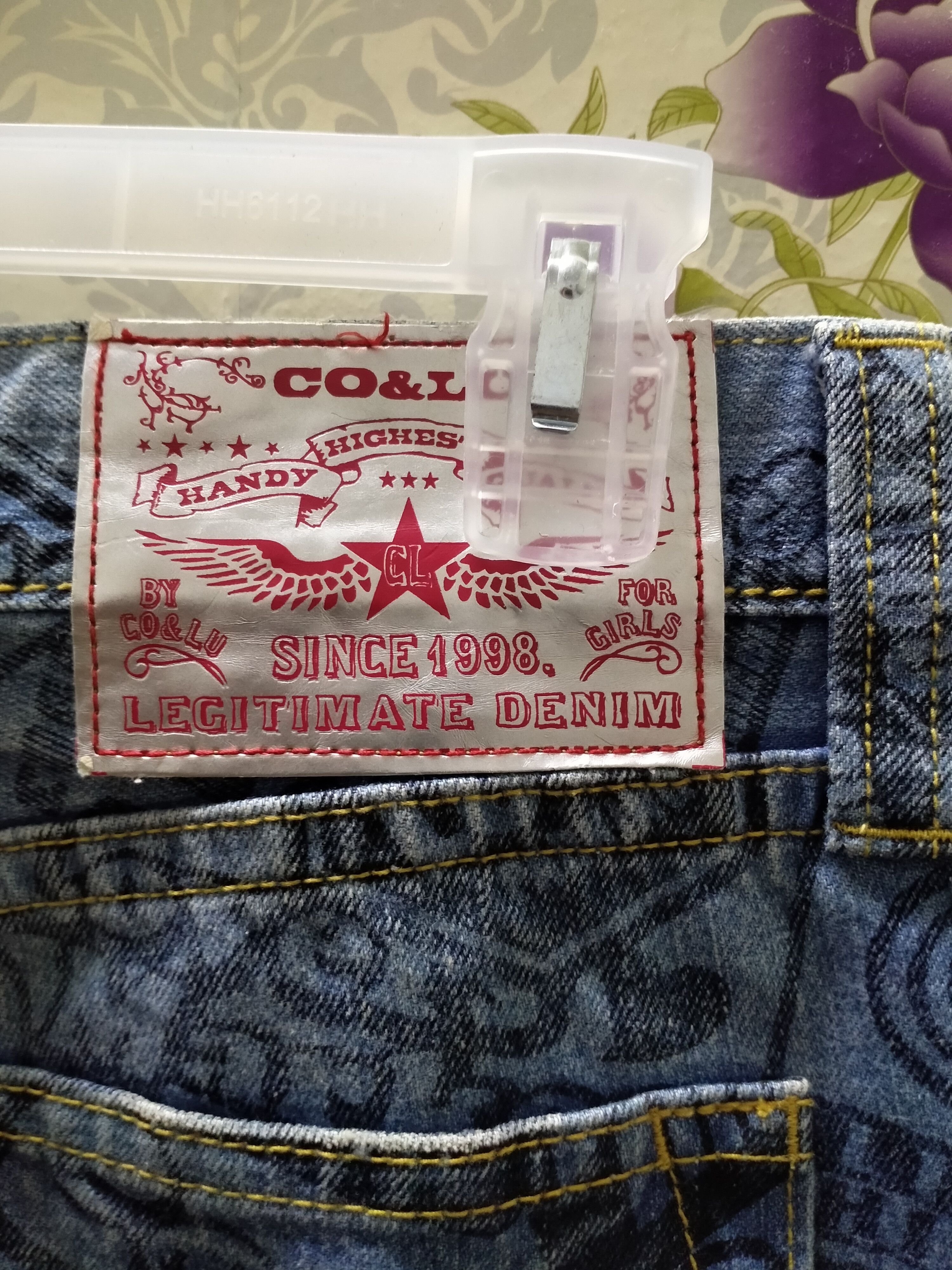 Hysteric Glamour × Japanese Brand NEED GONE NOW..CO&LU ALLOVER PRINT STAIGHT JEANS Size US 32 / EU 48 - 10 Thumbnail