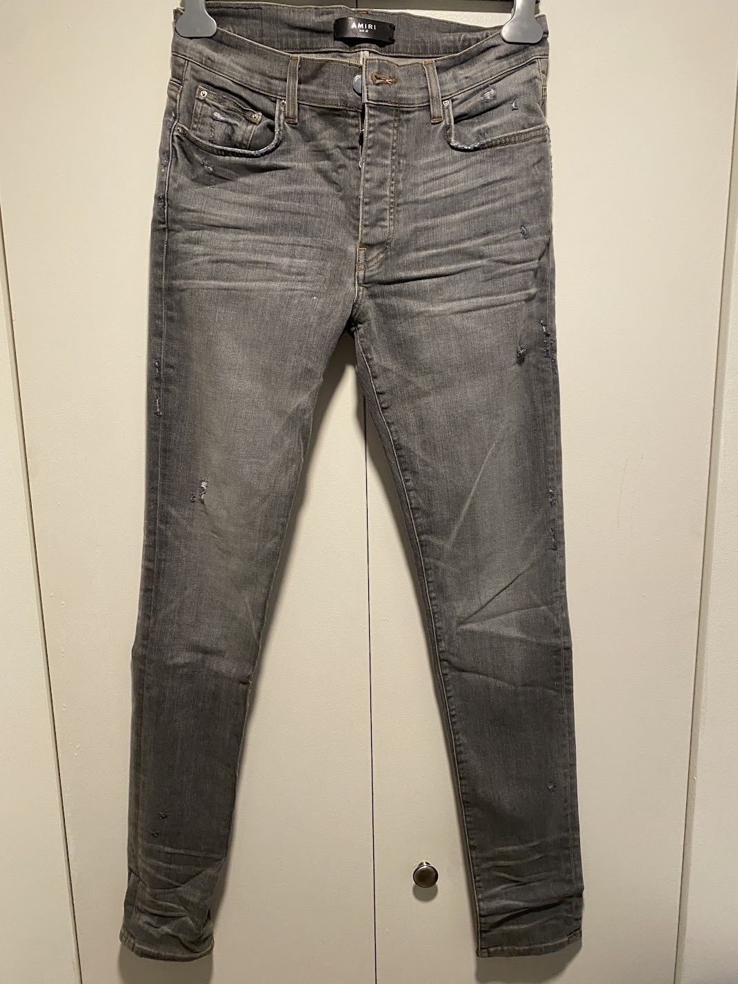 Amiri amiri stack jeans smoke grey Size US 32 / EU 48 - 1 Thumbnail