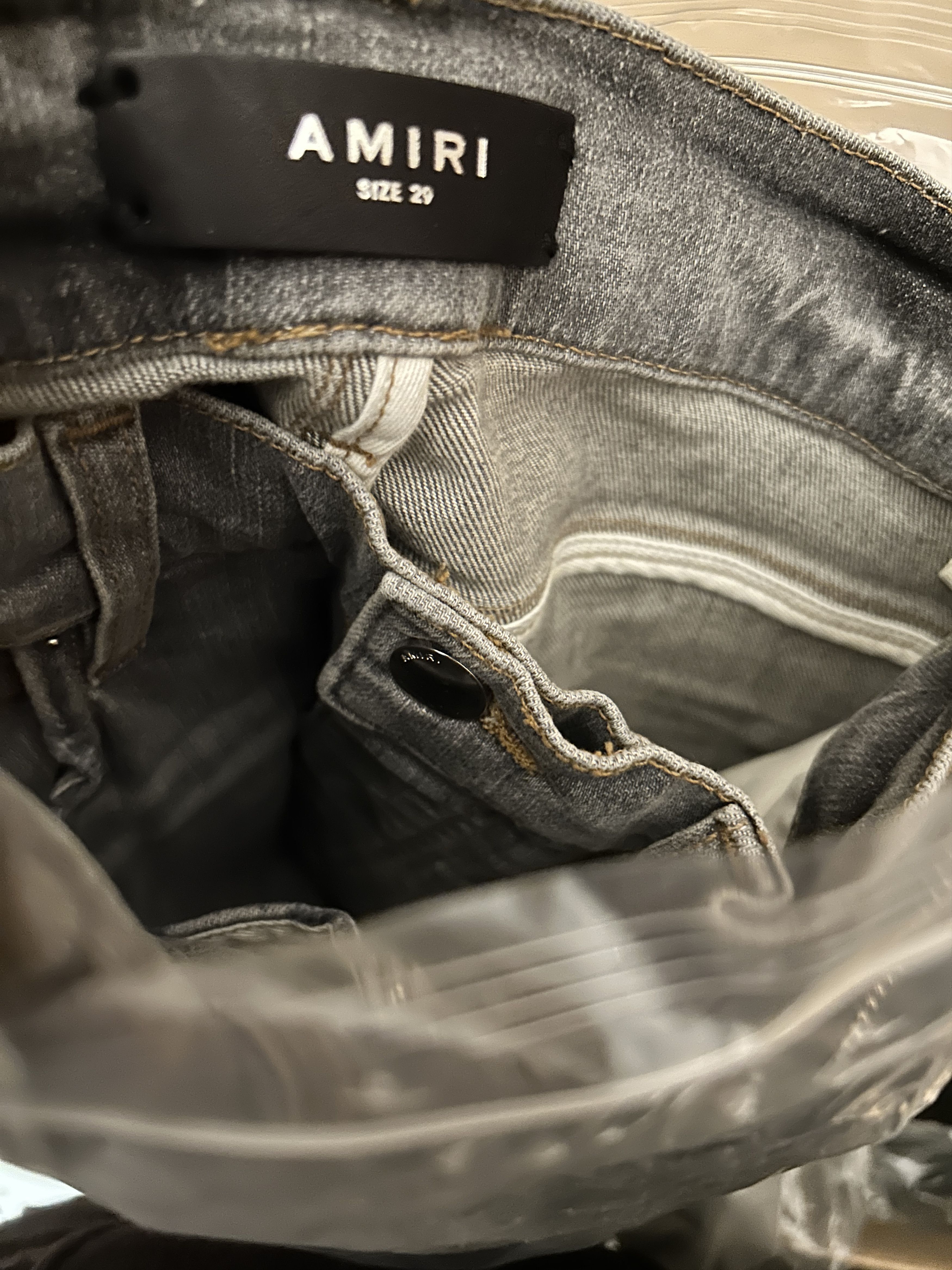 Amiri amiri stack jeans smoke grey Size US 32 / EU 48 - 9 Thumbnail