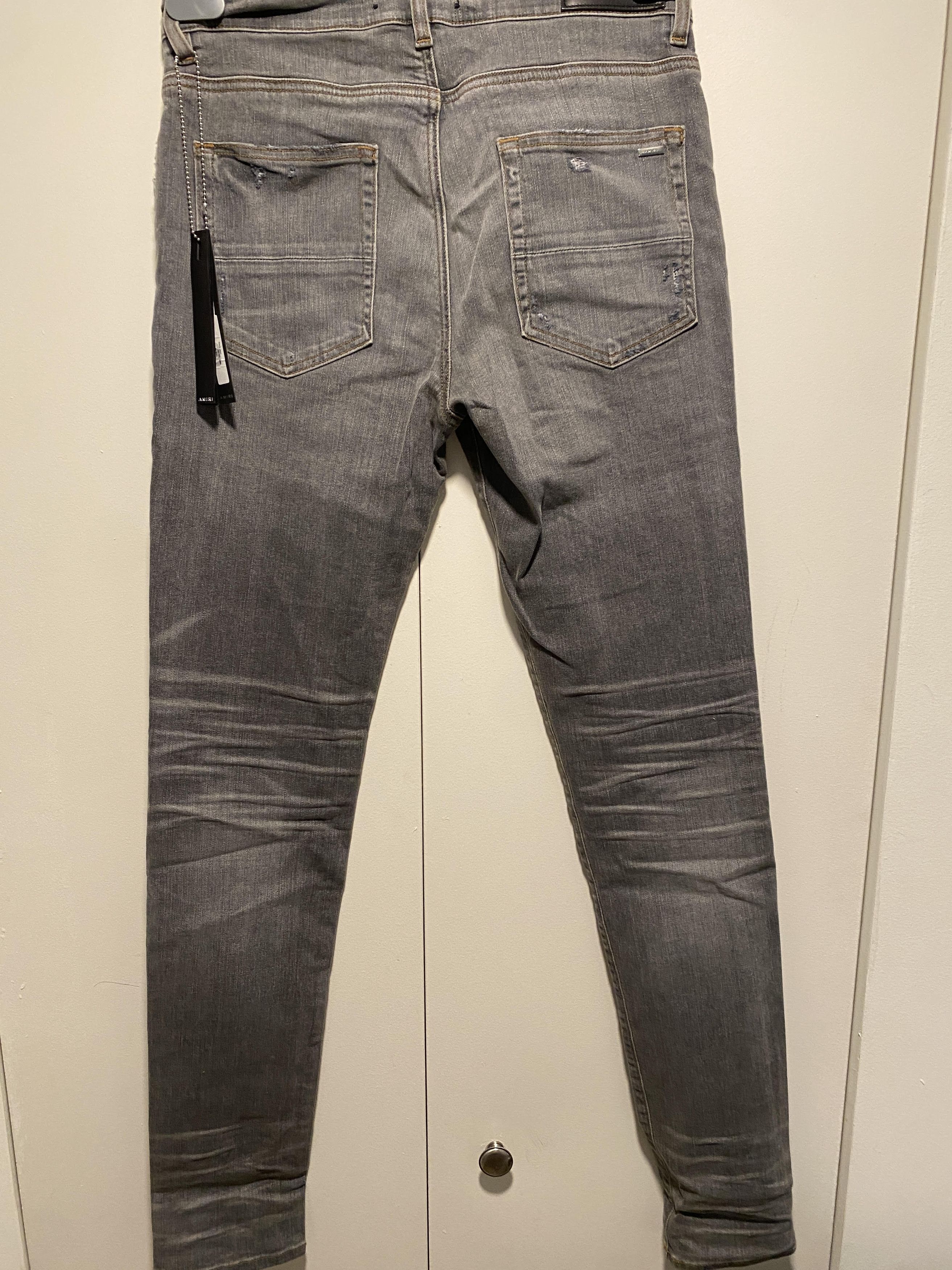 Amiri amiri stack jeans smoke grey Size US 32 / EU 48 - 5 Thumbnail