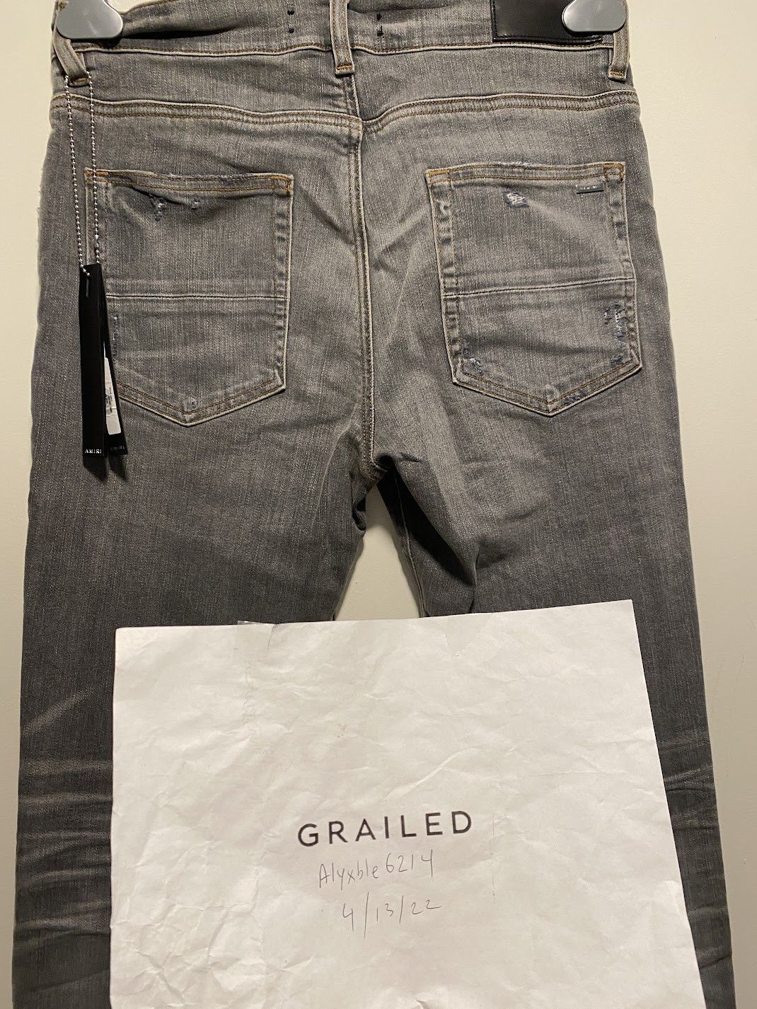 Amiri amiri stack jeans smoke grey Size US 32 / EU 48 - 7 Thumbnail