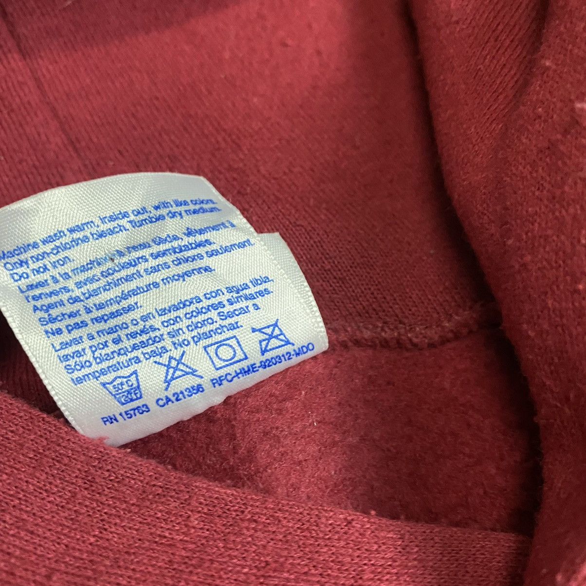 Hanes × Vintage Vintage Hanes plain hoodie Size US M / EU 48-50 / 2 - 8 Thumbnail