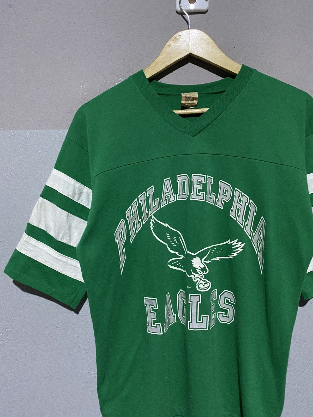 Logo 7 × Vintage 🔥SALE🔥VINTAGE PHILADELPHIA EAGLES MADE IN USA Size US L / EU 52-54 / 3 - 3 Thumbnail