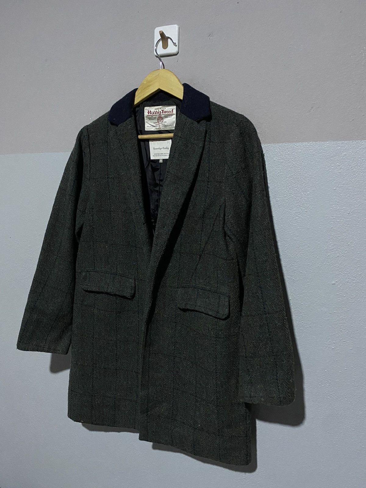 Harris Tweed × Japanese Brand 🔥SALE🔥HARRIS TWEED X SEVENFAY SUNDAY WOOL JACKET Size M / US 6-8 / IT 42-44 - 3 Thumbnail
