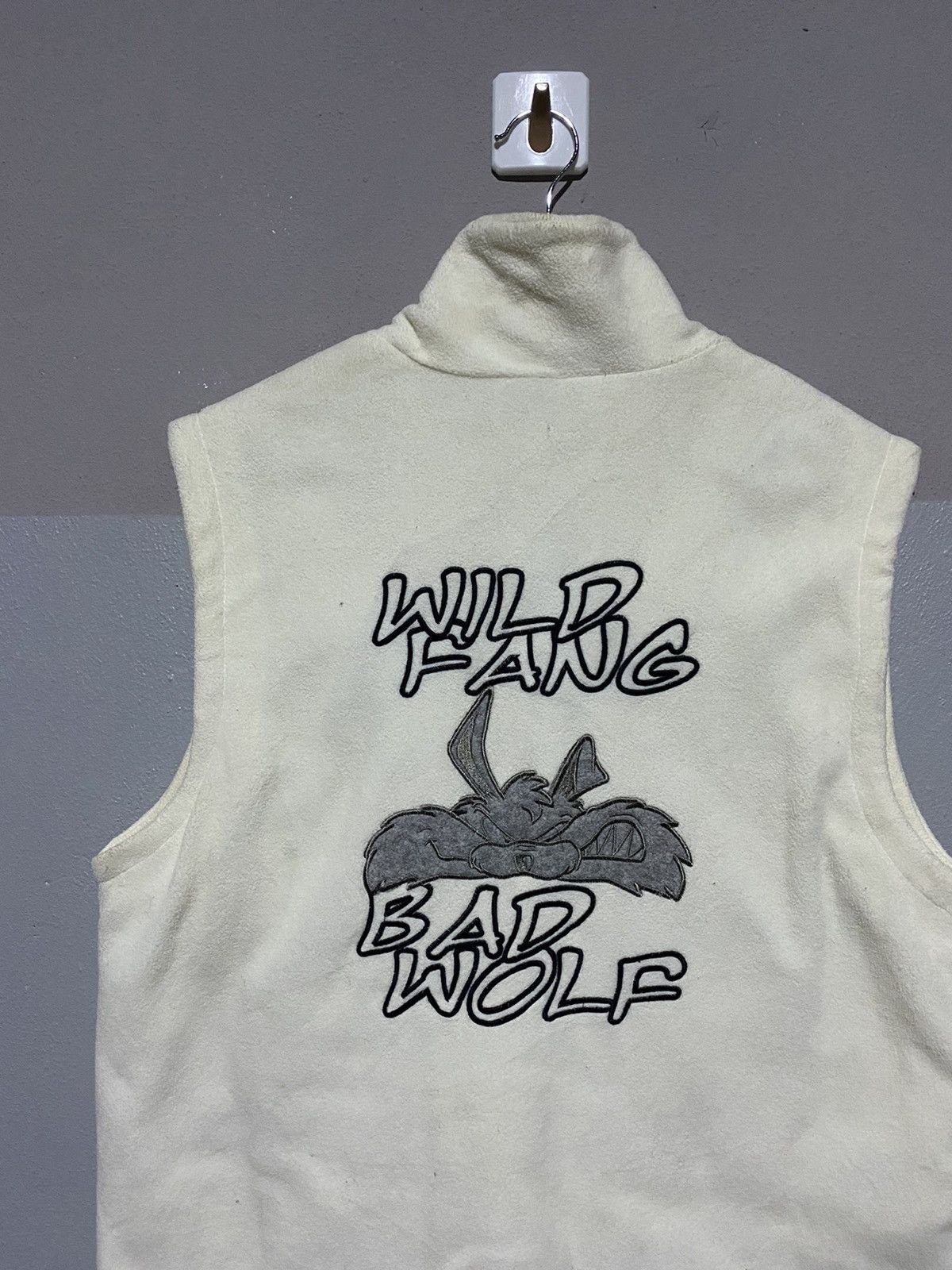 Japanese Brand 🔥SALE🔥WILD FANG BAD WOLF FLEECE VEST Size US L / EU 52-54 / 3 - 4 Thumbnail