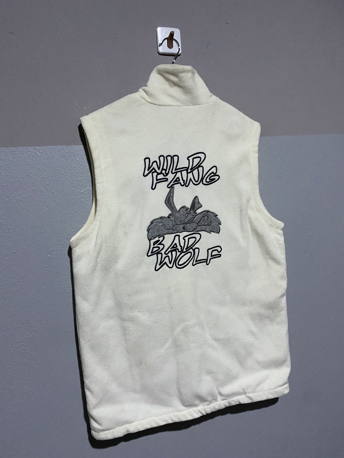 Japanese Brand 🔥SALE🔥WILD FANG BAD WOLF FLEECE VEST Size US L / EU 52-54 / 3 - 3 Thumbnail