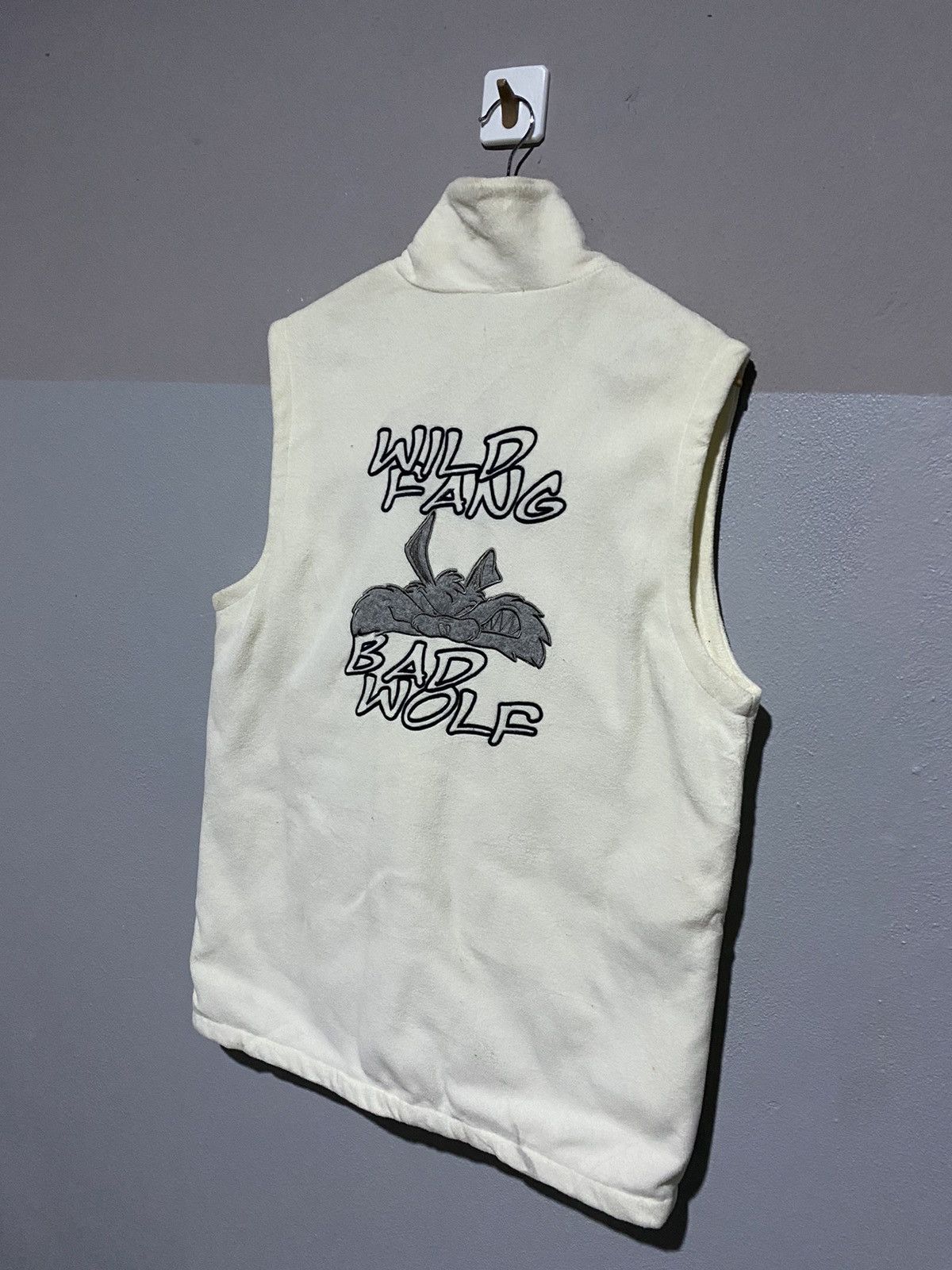 Japanese Brand 🔥SALE🔥WILD FANG BAD WOLF FLEECE VEST Size US L / EU 52-54 / 3 - 5 Thumbnail