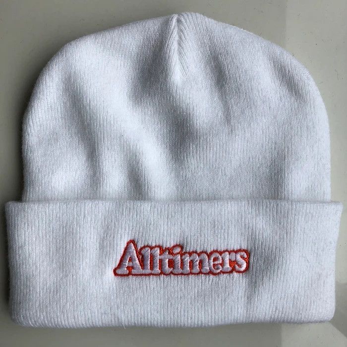 Vintage Alltimers Classic Logo Beanie WHITE Size ONE SIZE - 1 Thumbnail