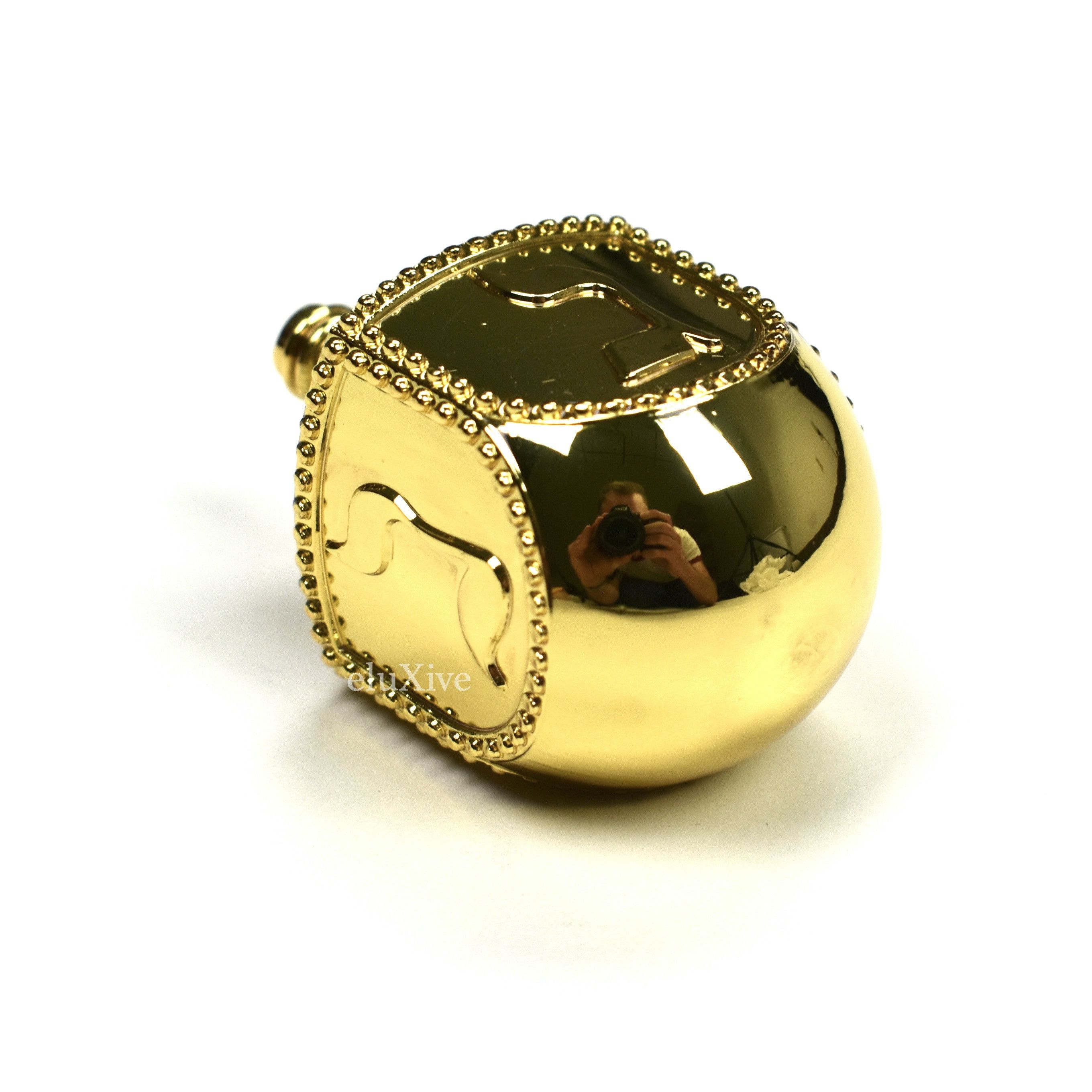 Kith Kith Gold Metal Logo Engraved Hanukkah Dreidel FW22 DS Size ONE SIZE - 8 Thumbnail