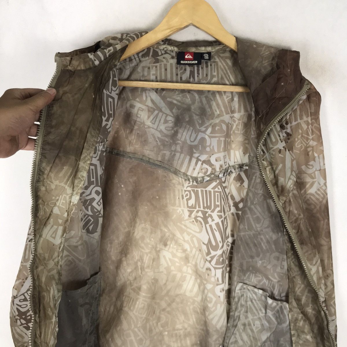 Quiksilver Rare🔥Quiksilver Full Print Light Jacket Sweater Size US S / EU 44-46 / 1 - 13 Thumbnail