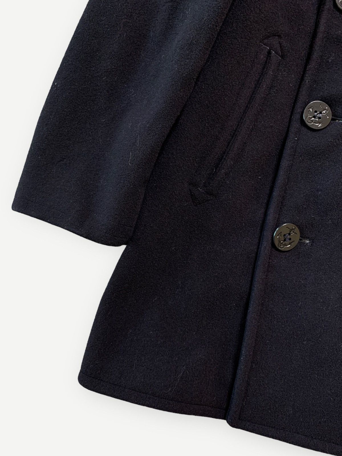 Vintage Vintage 60s Navy Wool Peacoat Kersey 1960s Size US M / EU 48-50 / 2 - 3 Thumbnail
