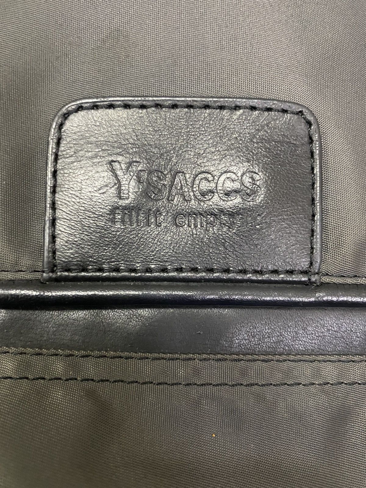Yohji Yamamoto Yohji Yamamoto fill it empty it by Y’s Accs Backpack Size ONE SIZE - 14 Thumbnail