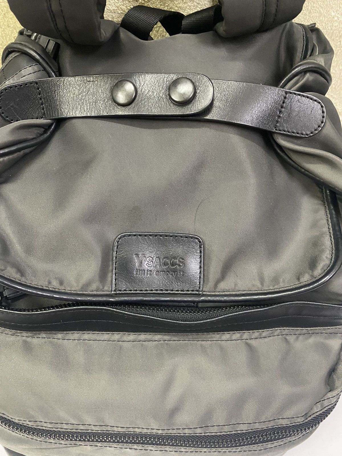 Yohji Yamamoto Yohji Yamamoto fill it empty it by Y’s Accs Backpack Size ONE SIZE - 10 Thumbnail