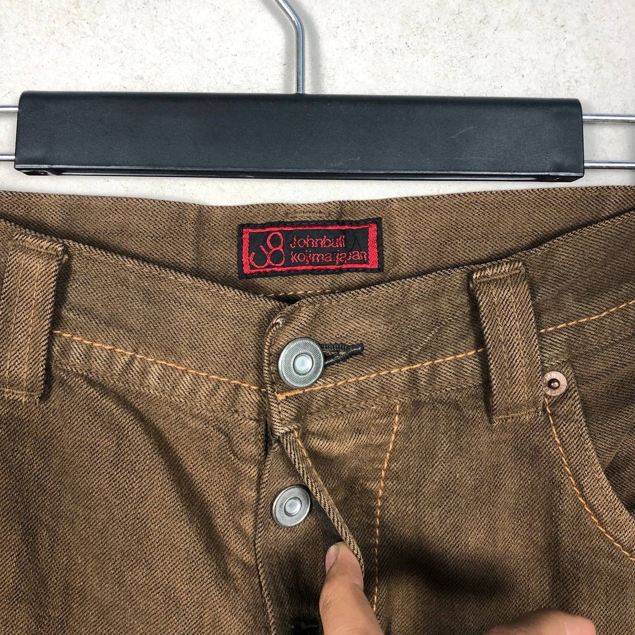 Japanese Brand × Johnbull Vintage Johnbull Kojima Japan Kudrow Jeans Brown Kurt Kobain Size US 32 / EU 48 - 5 Thumbnail
