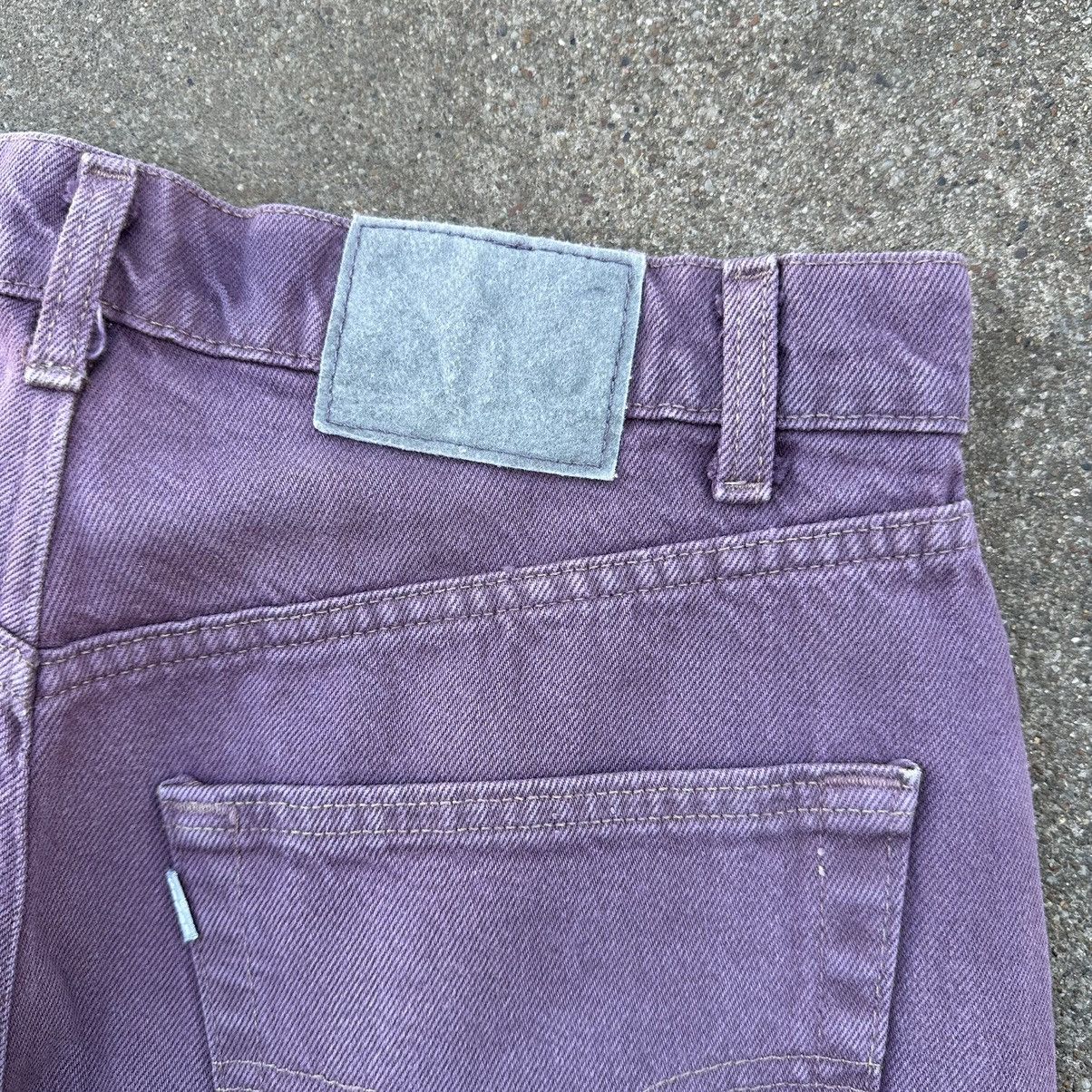 Levi's × Vintage Vintage Levi’s SilverTab Baggy Purple Denim Skater Pants Size US 32 / EU 48 - 4 Thumbnail