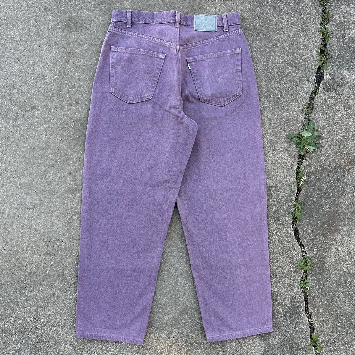 Levi's × Vintage Vintage Levi’s SilverTab Baggy Purple Denim Skater Pants Size US 32 / EU 48 - 3 Thumbnail