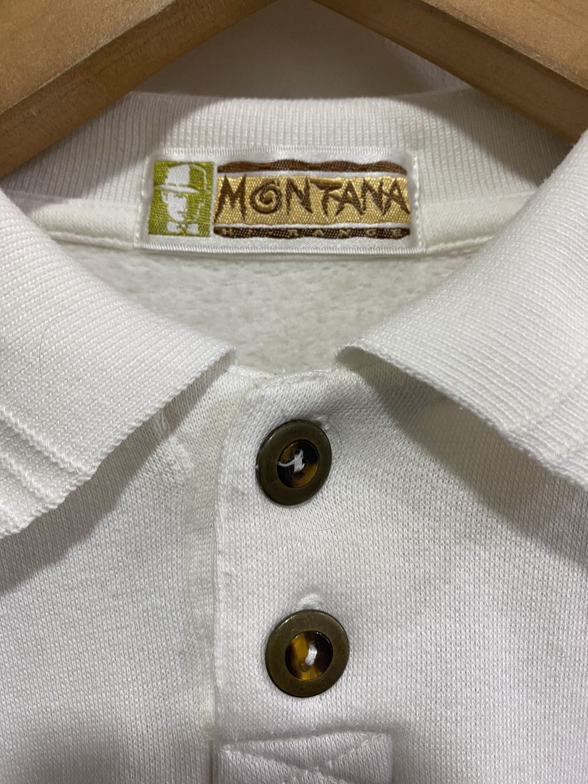 Vintage Vtg MONTANA HI-RANGE Art motive Sweatshirt Size US XL / EU 56 / 4 - 4 Thumbnail