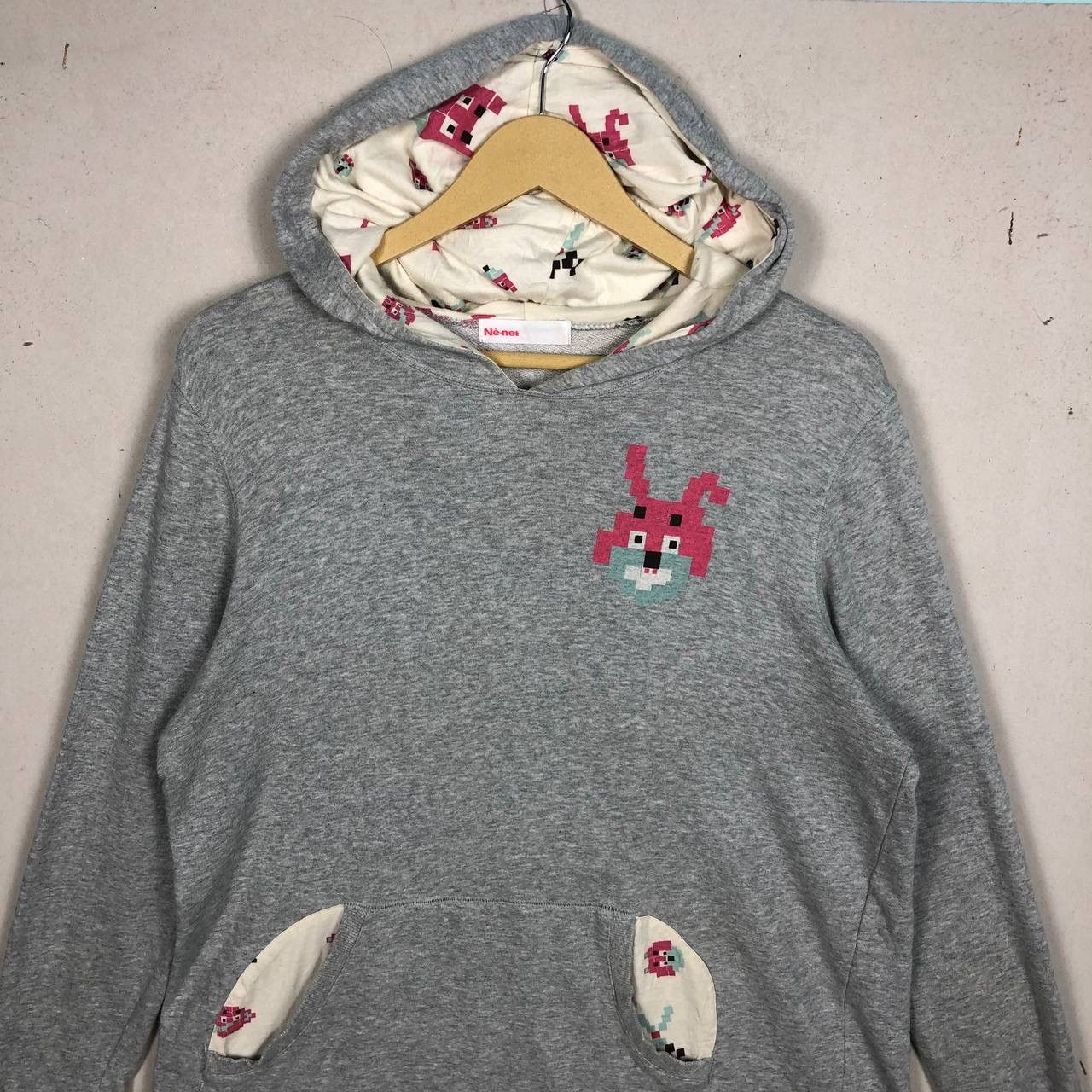 Issey Miyake Issey Miyake Ne-Net Cat Hoodie Sweatshirt Size US L / EU 52-54 / 3 - 3 Thumbnail