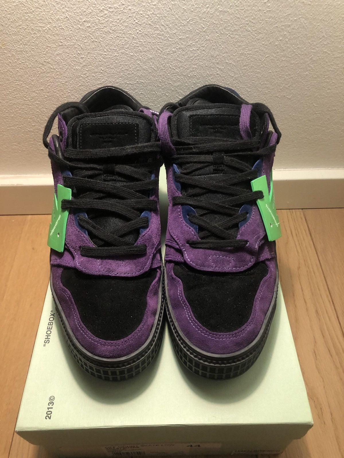 image of Off White Off Court Skate Low 3.0 Shoes in Purple, Men's (Size 10)