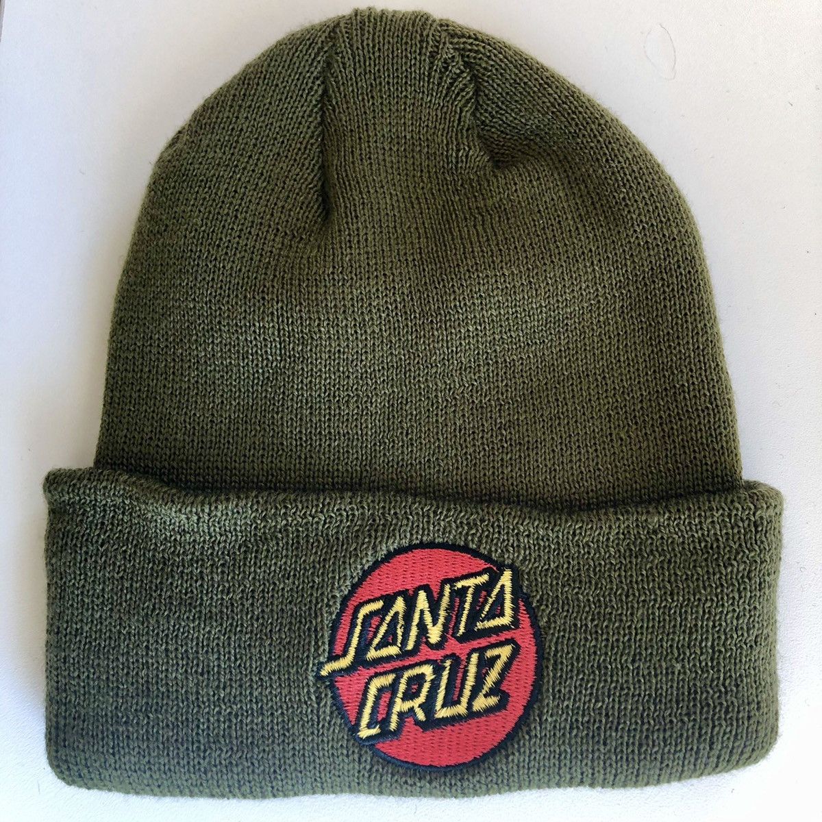 Santa Cruz Skateboards NEW Santa Cruz Classic Beanie OLIVE Size ONE SIZE - 1 Thumbnail