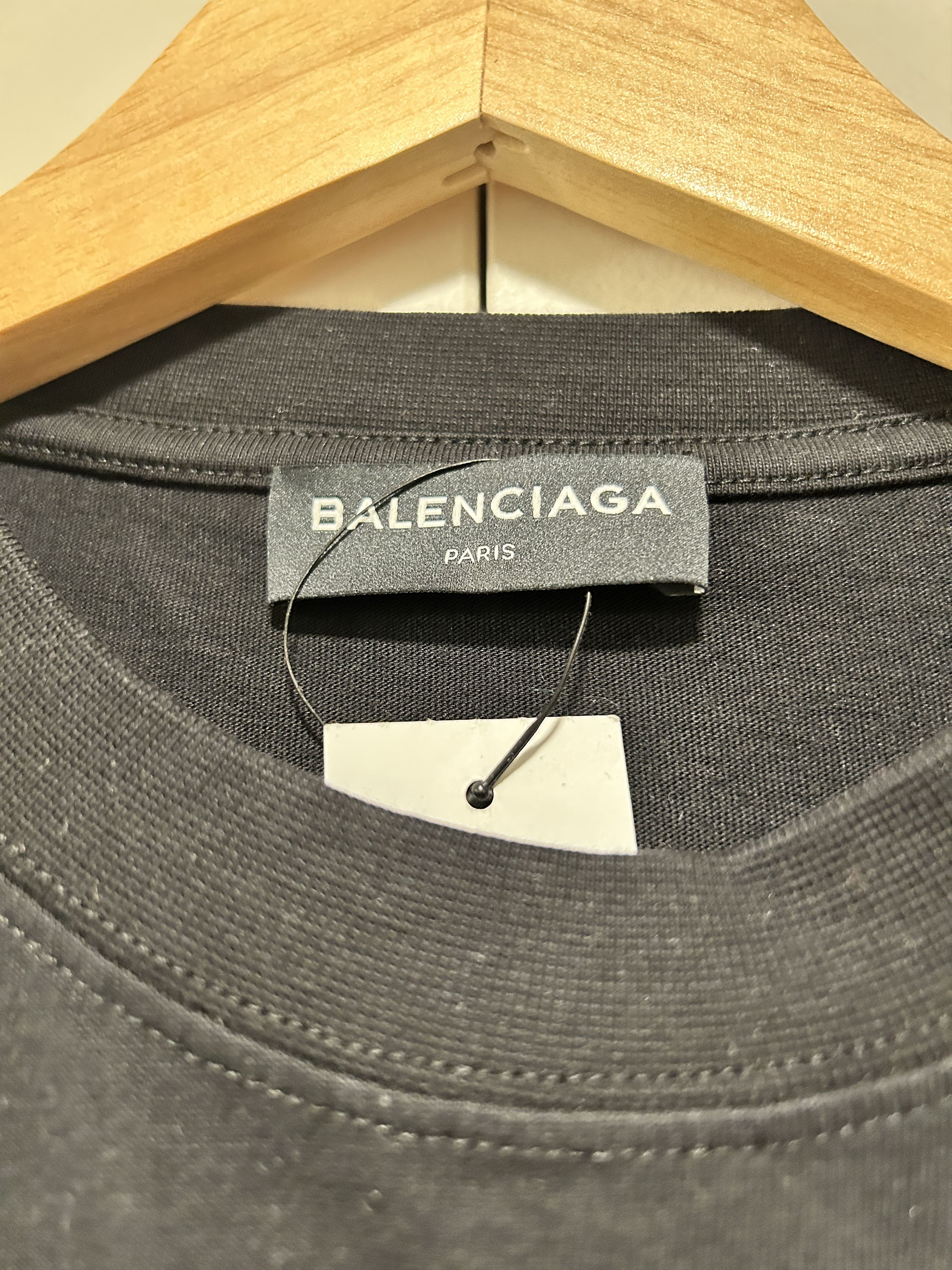Balenciaga Balenciaga f/w 2017 Oversized "Sinner" T-shirt Tee Black Size US S / EU 44-46 / 1 - 6 Thumbnail