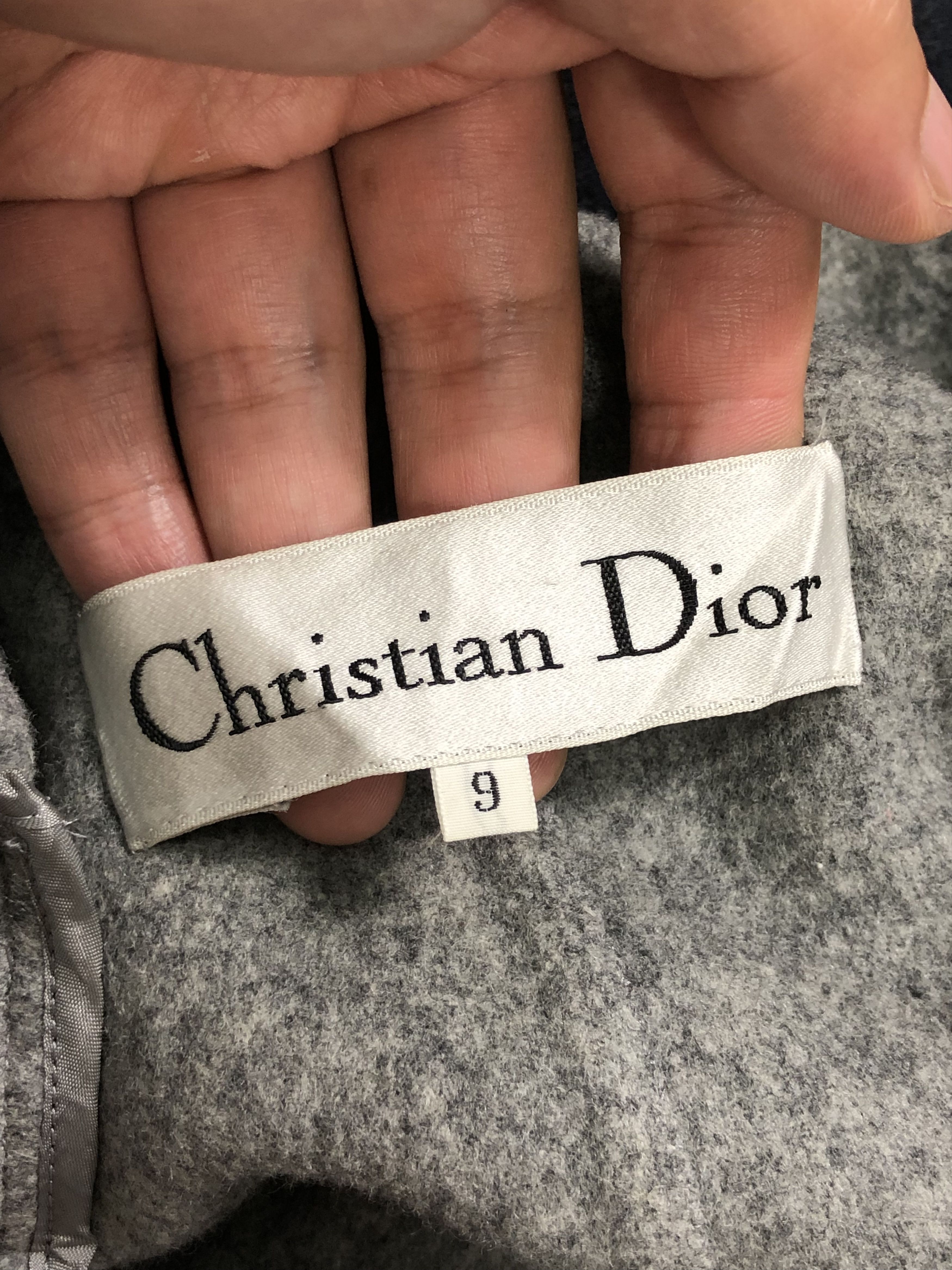 Dior RARE🔥VINTAGE 90’S DIOR WOOL LIGHT WINTER COAT Size XXL / US 16-18 / IT 52-54 - 18 Thumbnail
