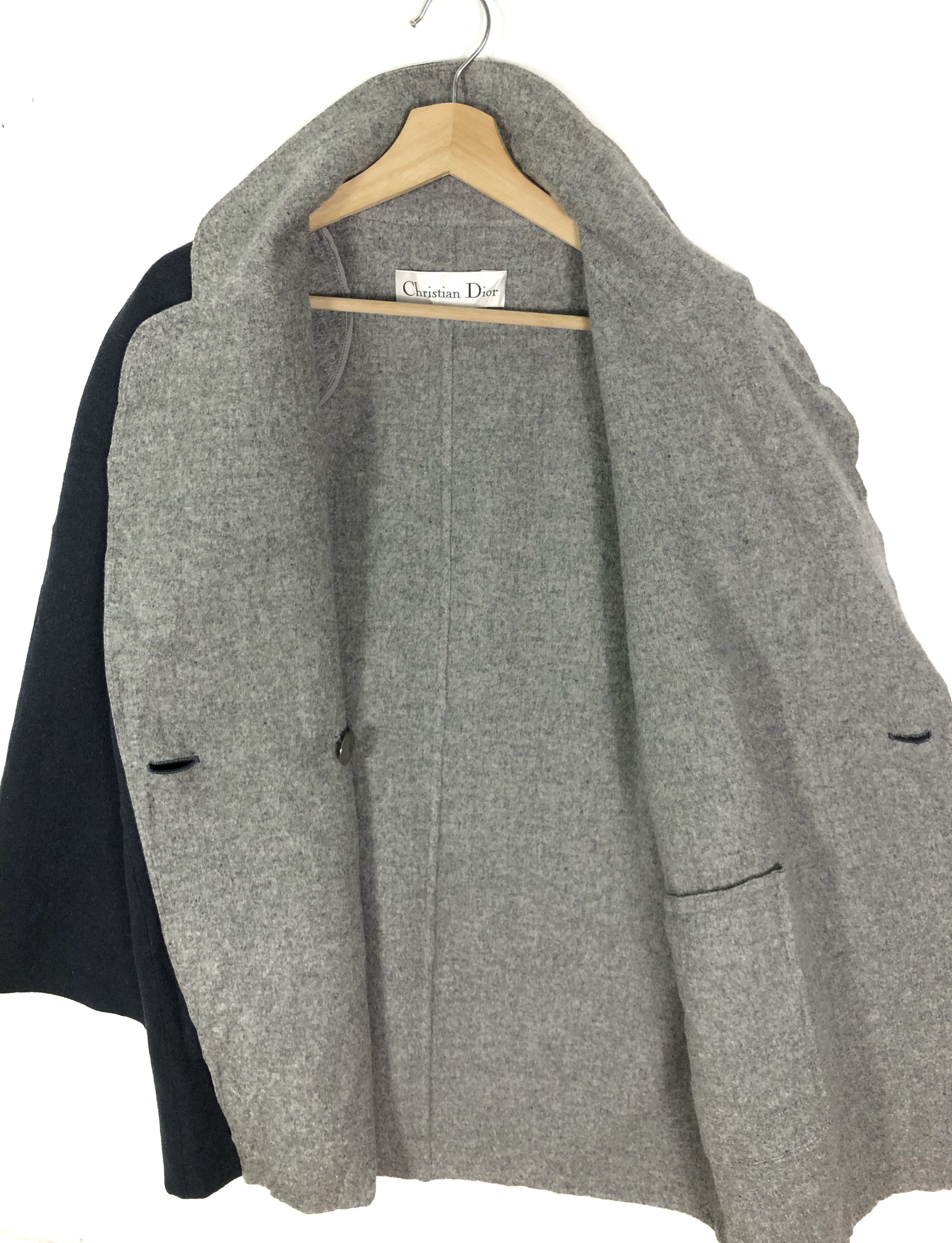 Dior RARE🔥VINTAGE 90’S DIOR WOOL LIGHT WINTER COAT Size XXL / US 16-18 / IT 52-54 - 6 Thumbnail