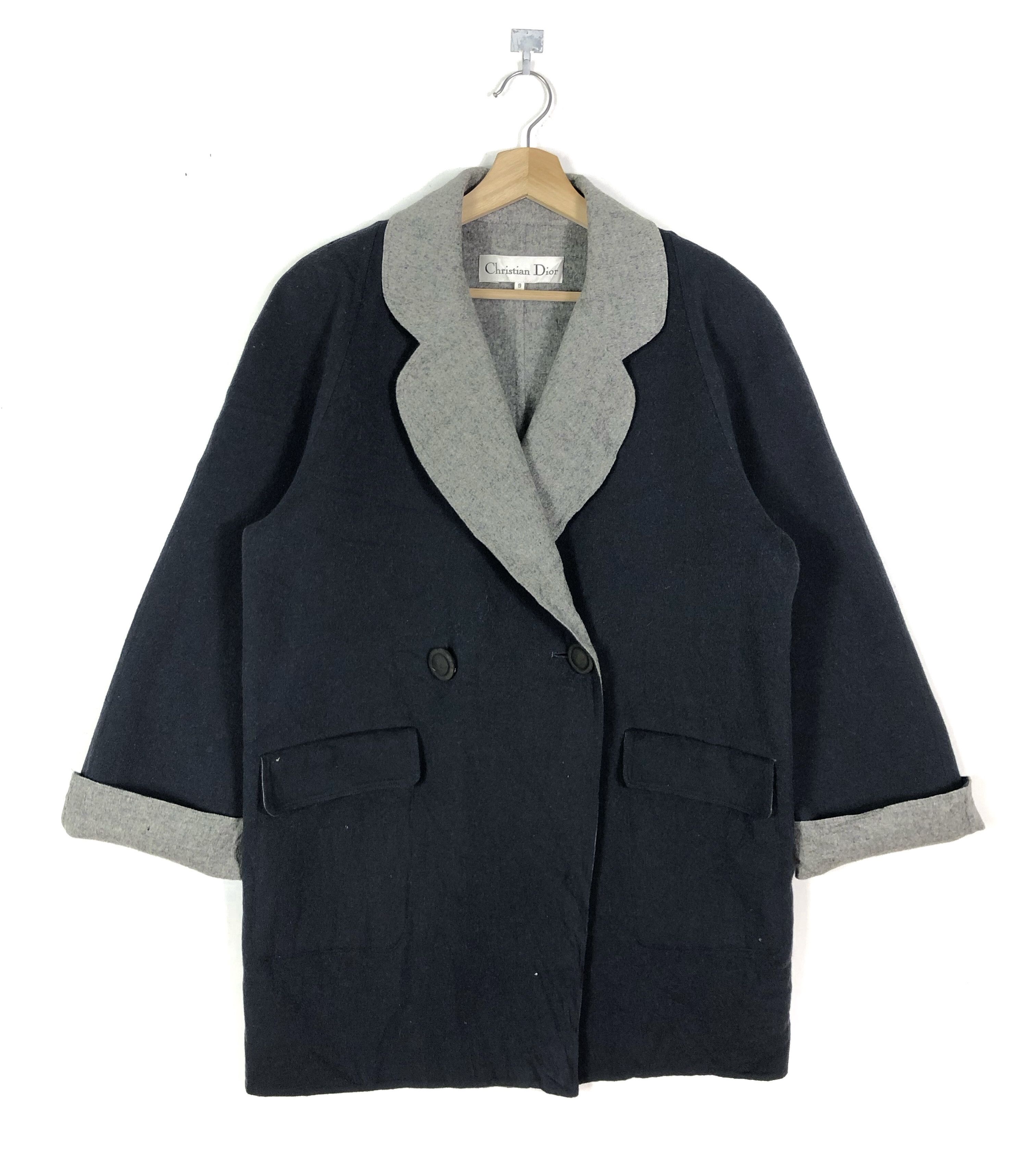 RARE🔥VINTAGE 90’S DIOR WOOL LIGHT WINTER COAT