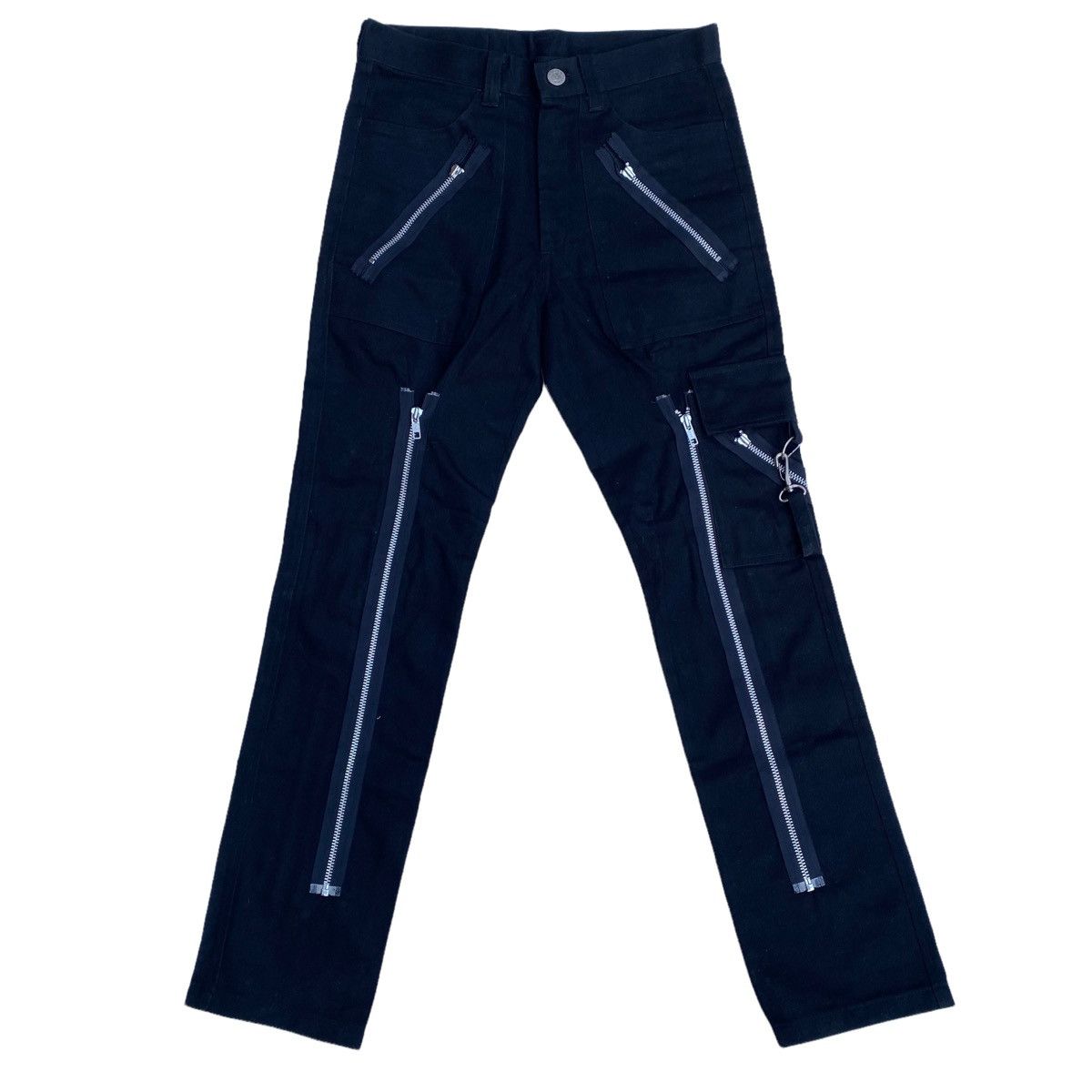 Seditionaries Golden Year Multi Zip Bondage Pants Size US 29 - 1 Thumbnail