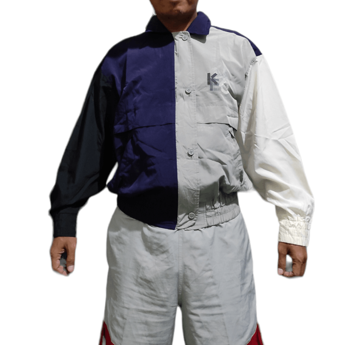 Kenzo Kenzo Golf Multicolor Windbreaker Jacket Size US S / EU 44-46 / 1 - 7 Thumbnail