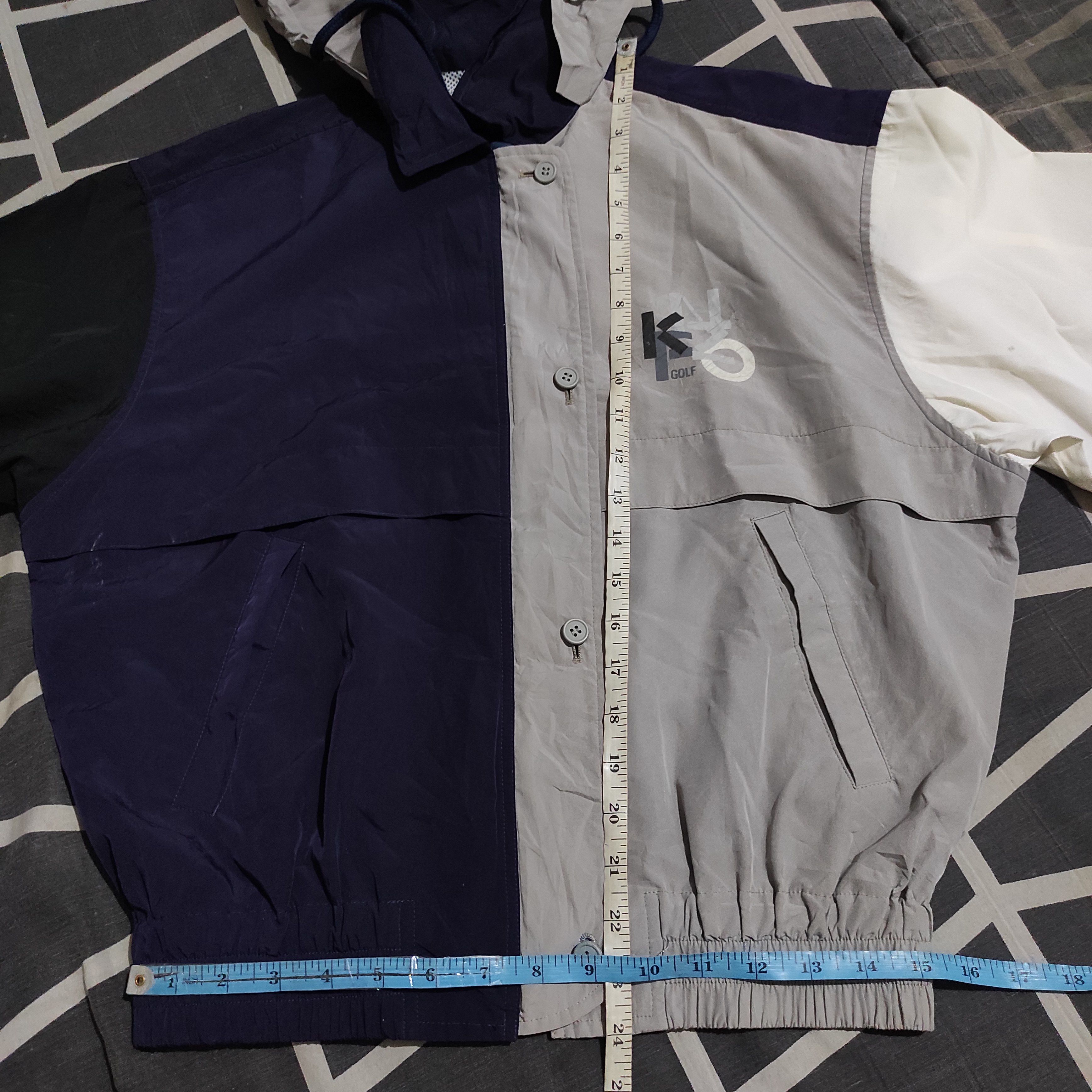 Kenzo Kenzo Golf Multicolor Windbreaker Jacket Size US S / EU 44-46 / 1 - 22 Thumbnail