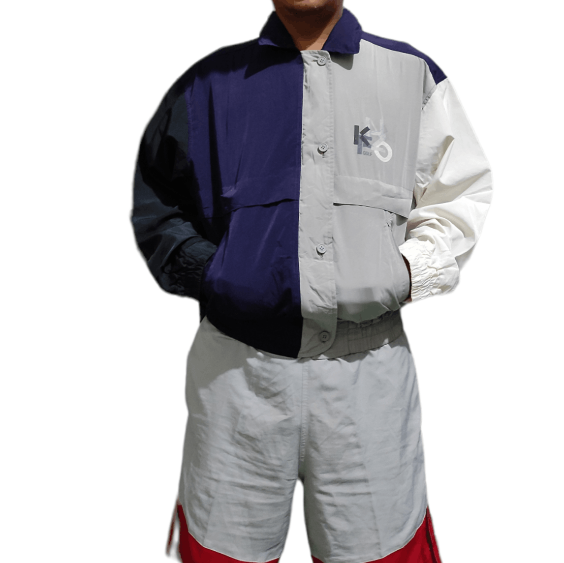 Kenzo Kenzo Golf Multicolor Windbreaker Jacket Size US S / EU 44-46 / 1 - 8 Thumbnail
