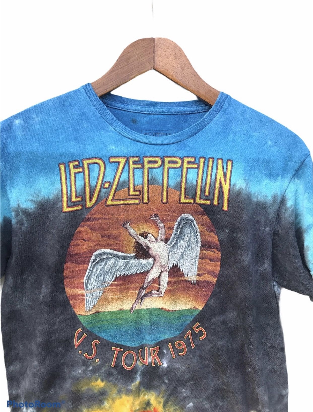 Band Tees × Led Zeppelin Grail Led Zeppelin US Concert Tour 1975 Grafic Band Tees Size US M / EU 48-50 / 2 - 2 Thumbnail