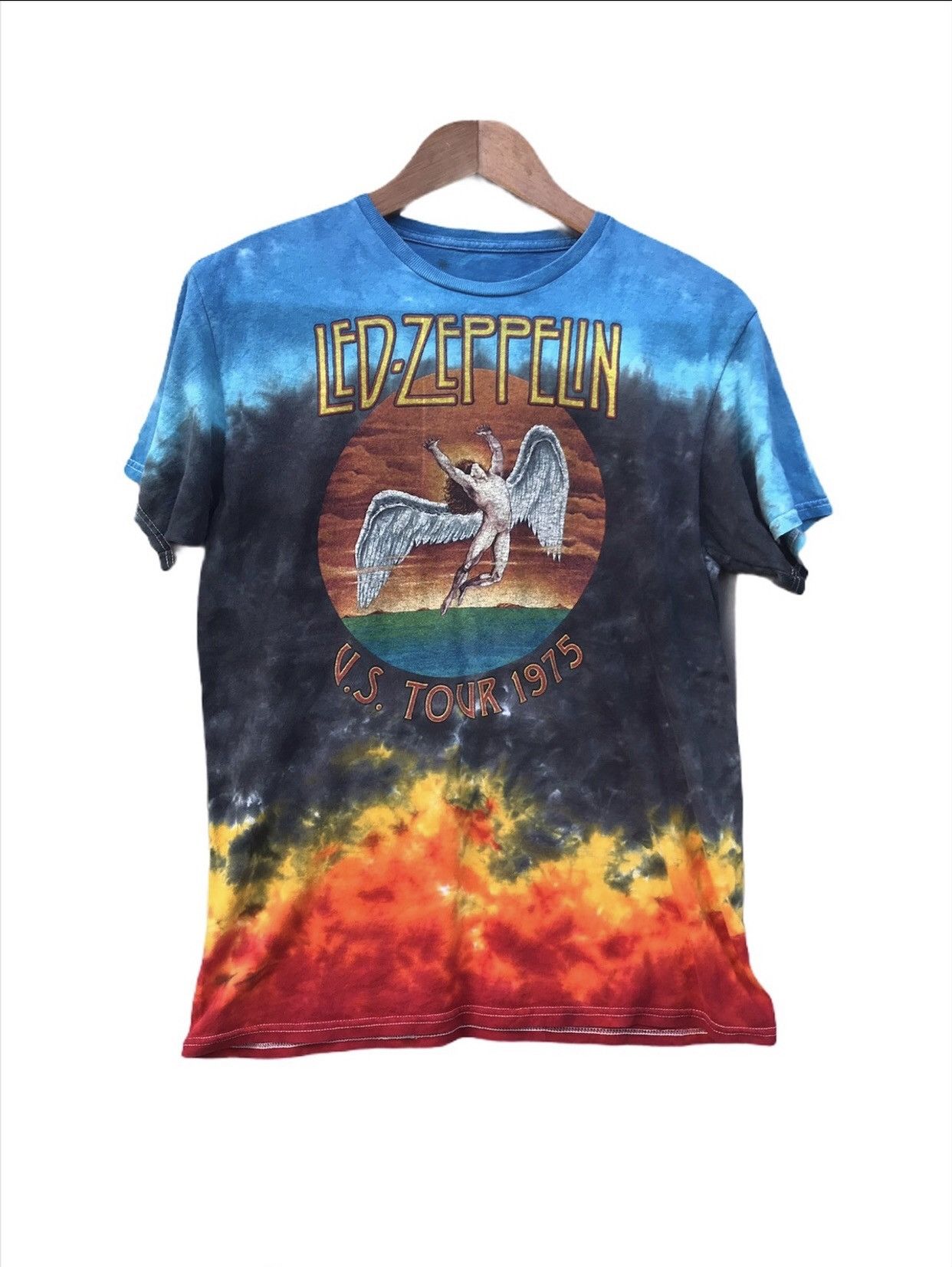 Band Tees × Led Zeppelin Grail Led Zeppelin US Concert Tour 1975 Grafic Band Tees Size US M / EU 48-50 / 2 - 1 Thumbnail