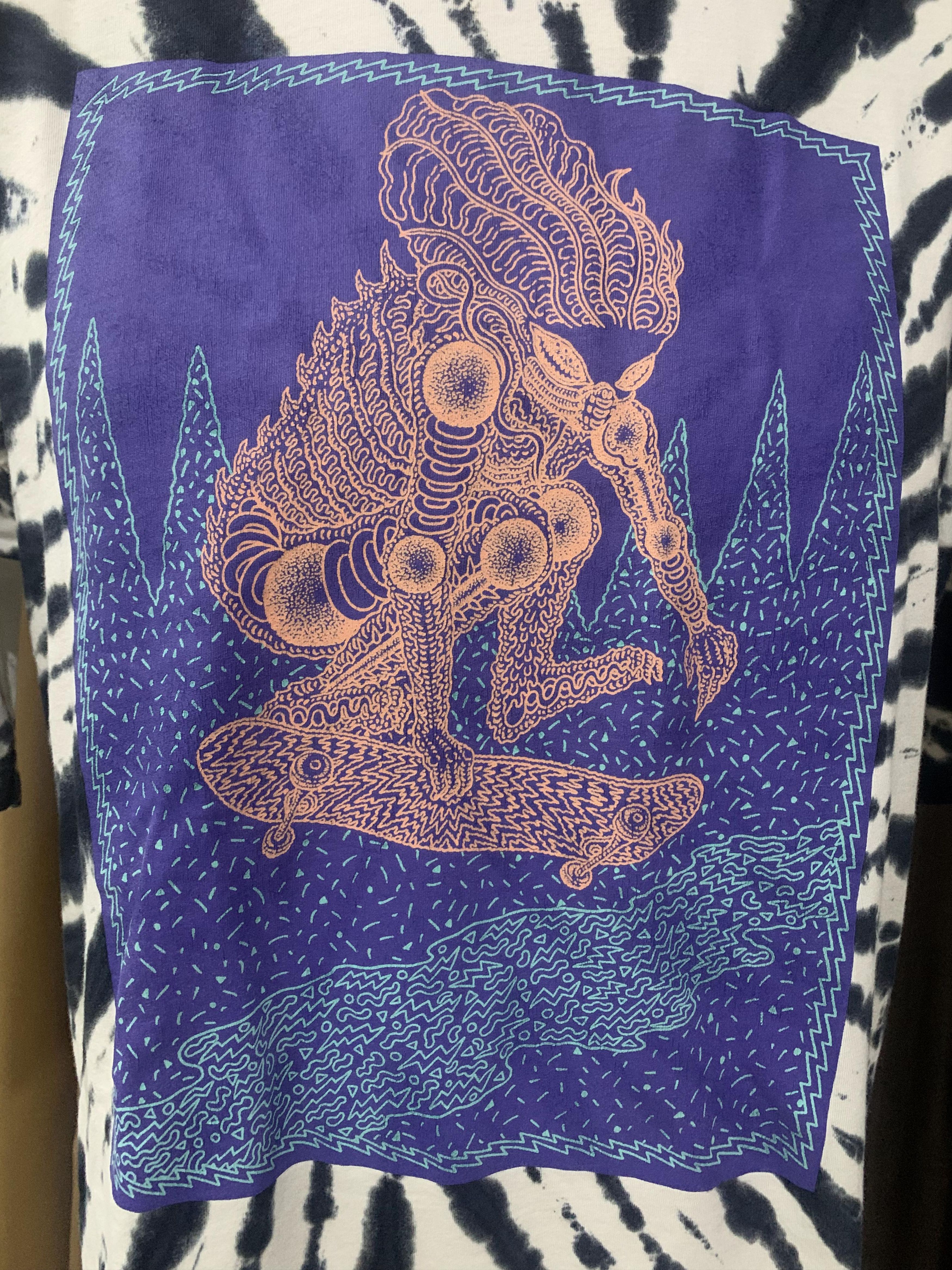 Tetsunori Tawaraya Finger In The Nose Tetsunori Tie Dye t shirt Size US M / EU 48-50 / 2 - 2 Thumbnail