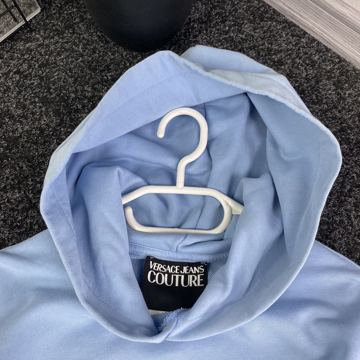 Versace Jeans Couture Man Versace Jeans Couture Hoodie Big Logo Y2k Luxury Blue Size US M / EU 48-50 / 2 - 3 Thumbnail