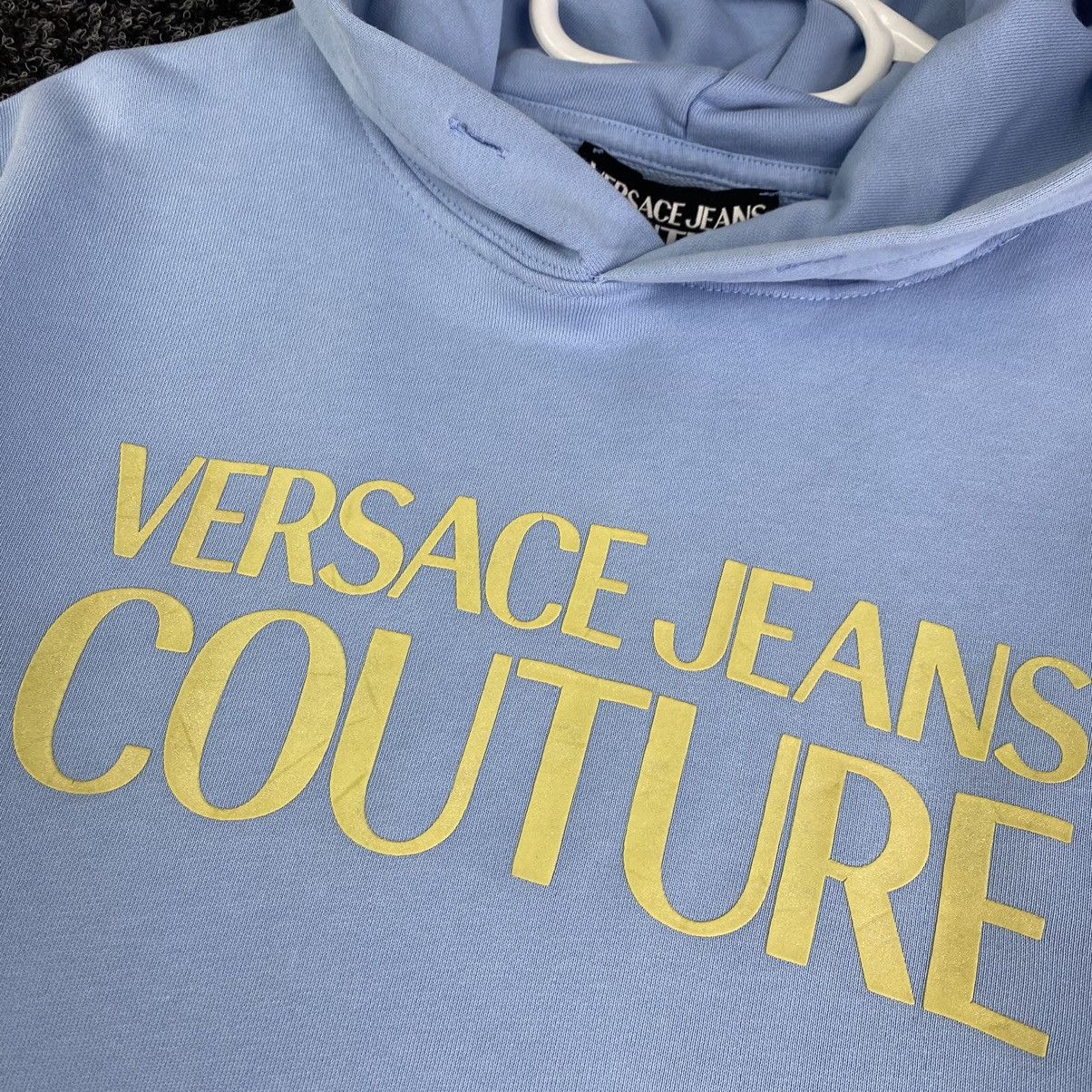 Versace Jeans Couture Man Versace Jeans Couture Hoodie Big Logo Y2k Luxury Blue Size US M / EU 48-50 / 2 - 12 Thumbnail