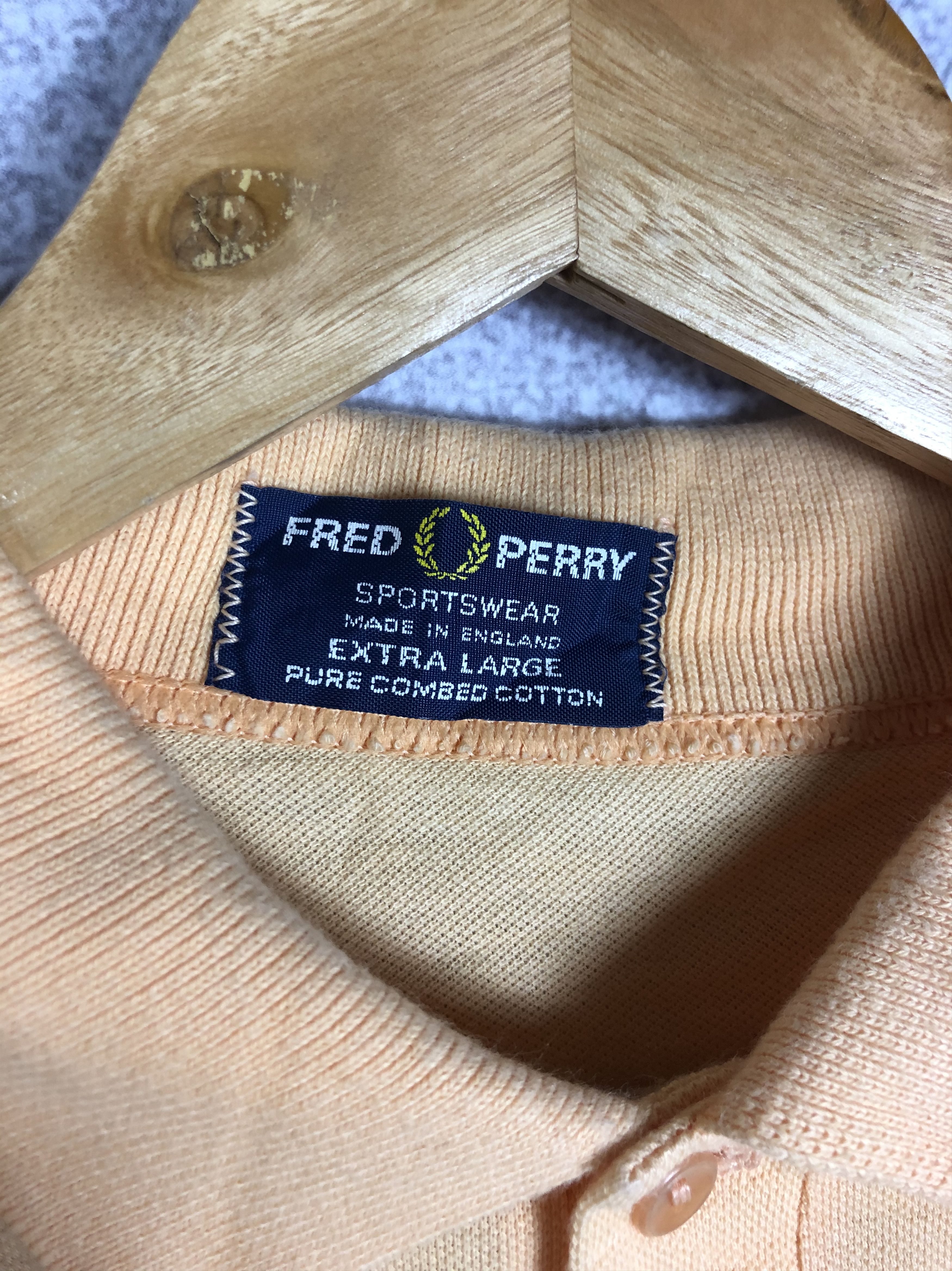Fred Perry × Vintage Vintage Fred Perry Pure Combed Cotton Polo Shirt Size US XL / EU 56 / 4 - 6 Thumbnail
