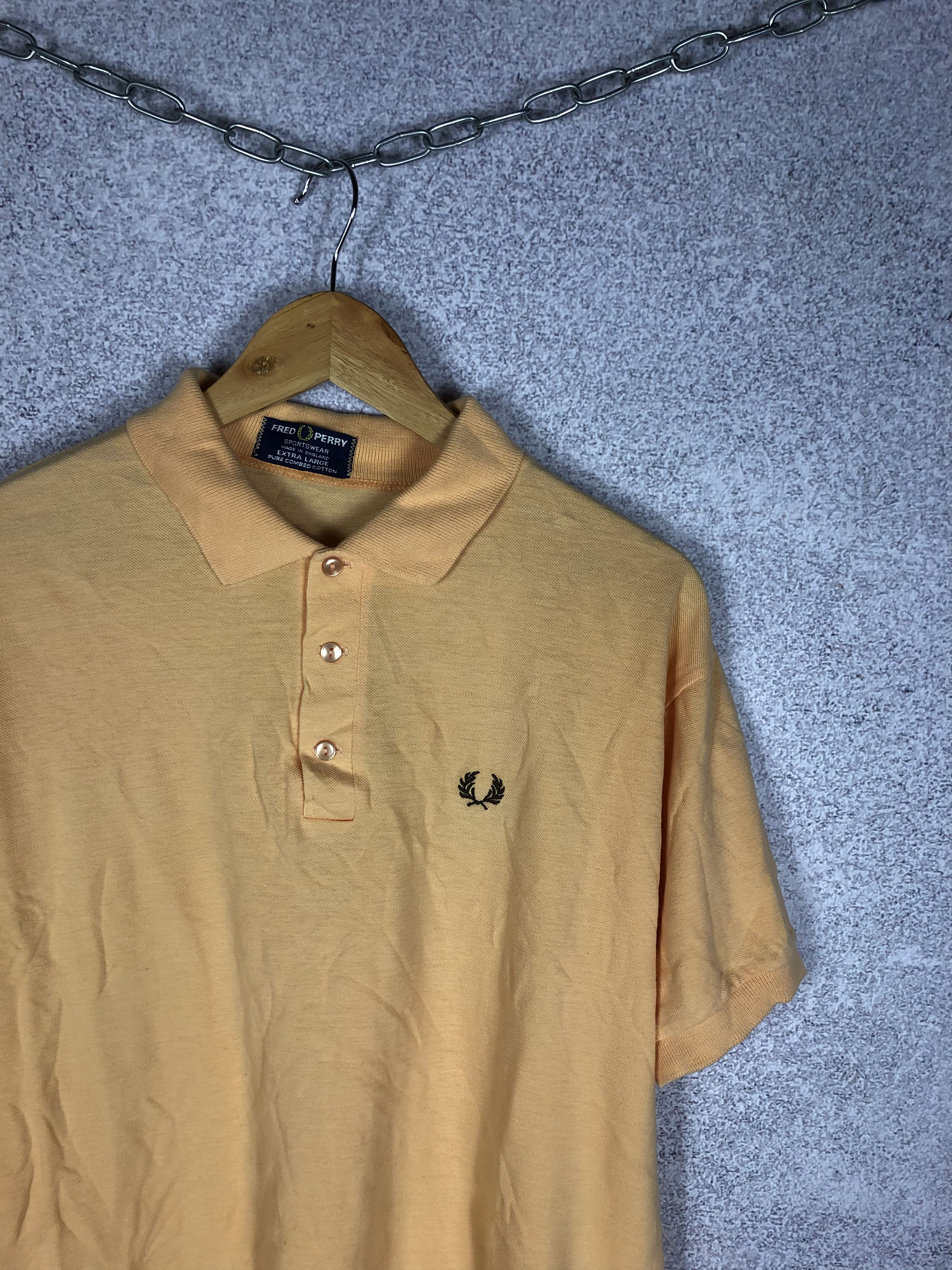 Fred Perry × Vintage Vintage Fred Perry Pure Combed Cotton Polo Shirt Size US XL / EU 56 / 4 - 5 Thumbnail