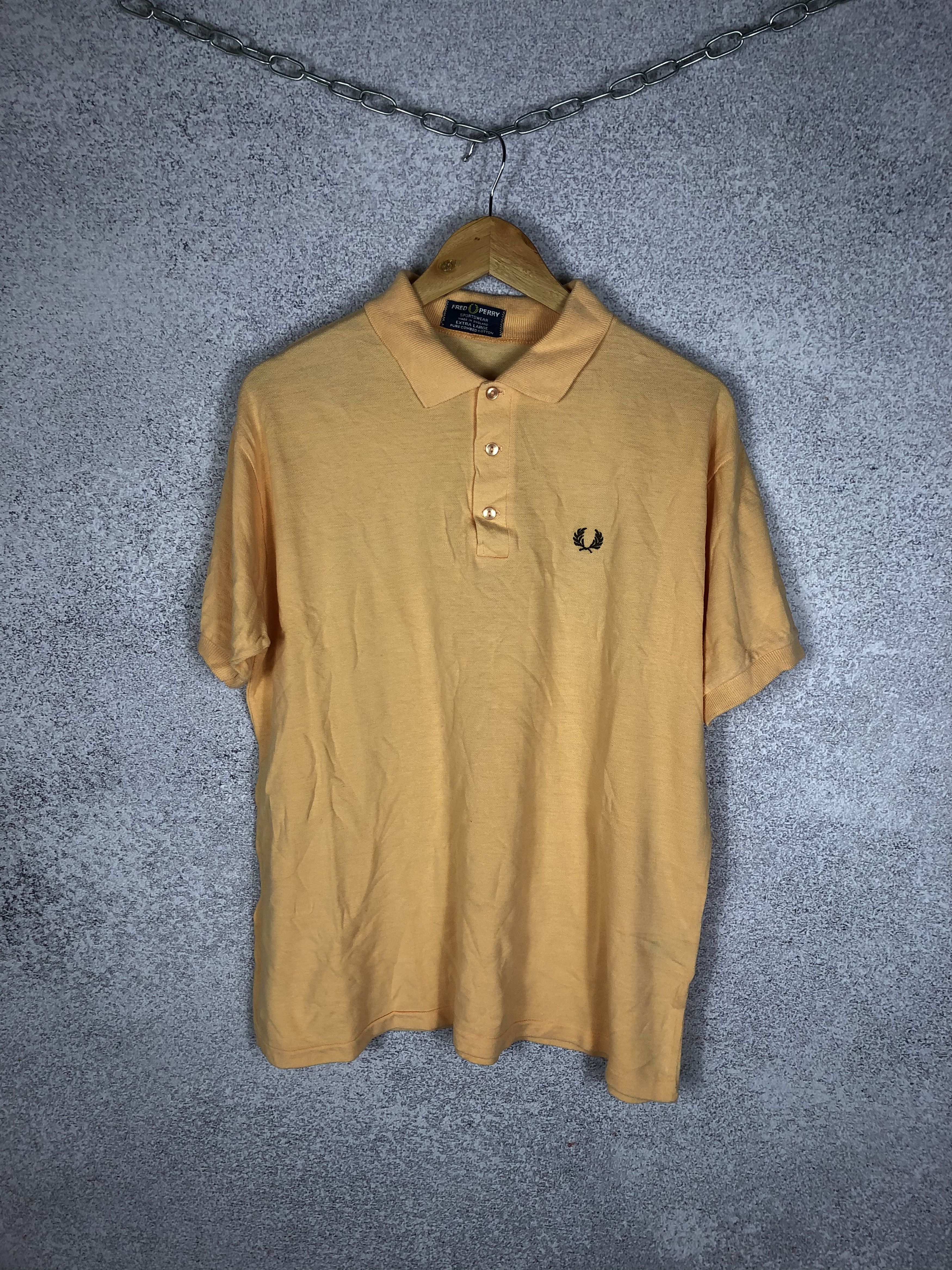 Fred Perry × Vintage Vintage Fred Perry Pure Combed Cotton Polo Shirt Size US XL / EU 56 / 4 - 1 Thumbnail