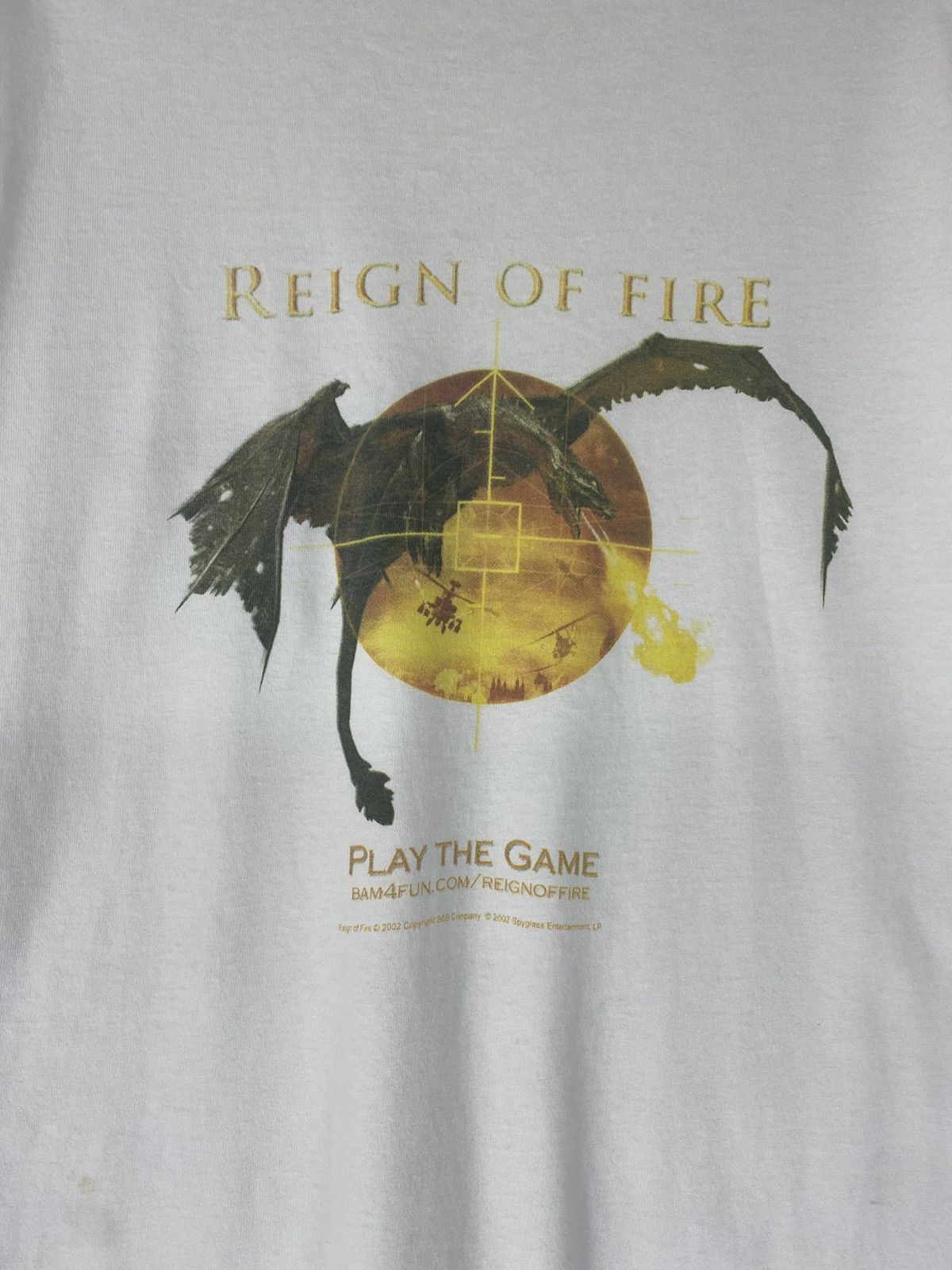 Vintage Vintage rare Reign of Fire Christian Bale Size US XL / EU 56 / 4 - 2 Thumbnail